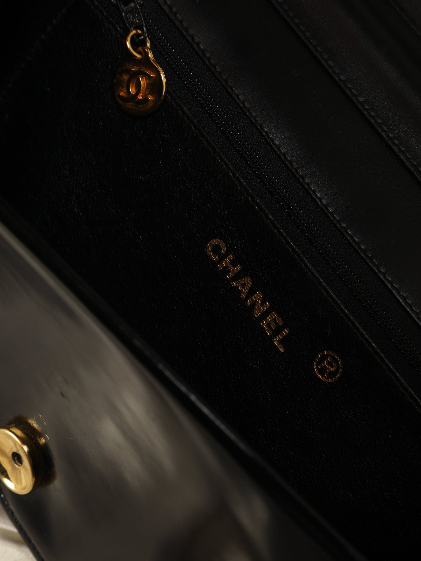 Chanel Patent Medium Full Flap