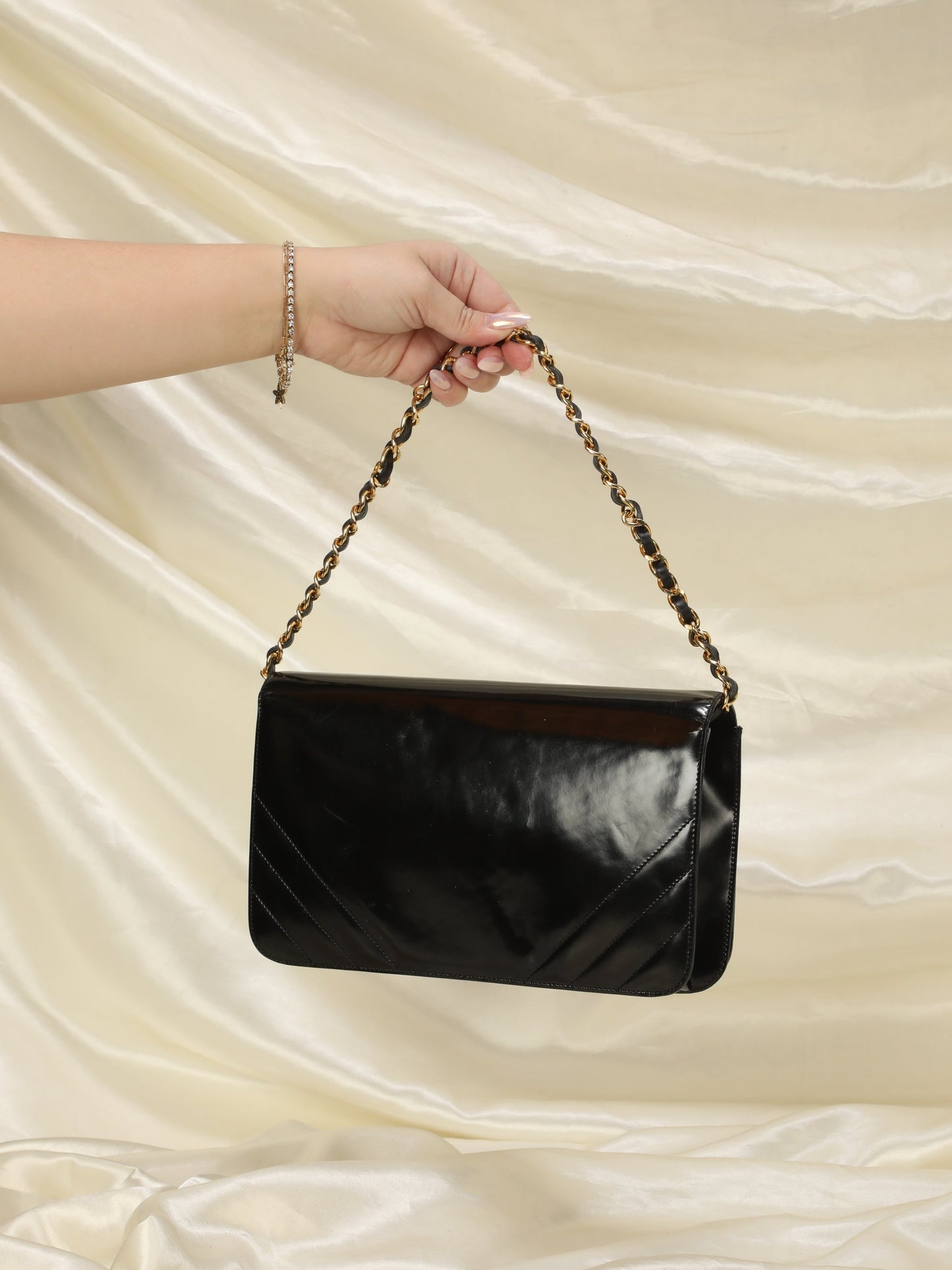 Chanel Patent Medium Full Flap