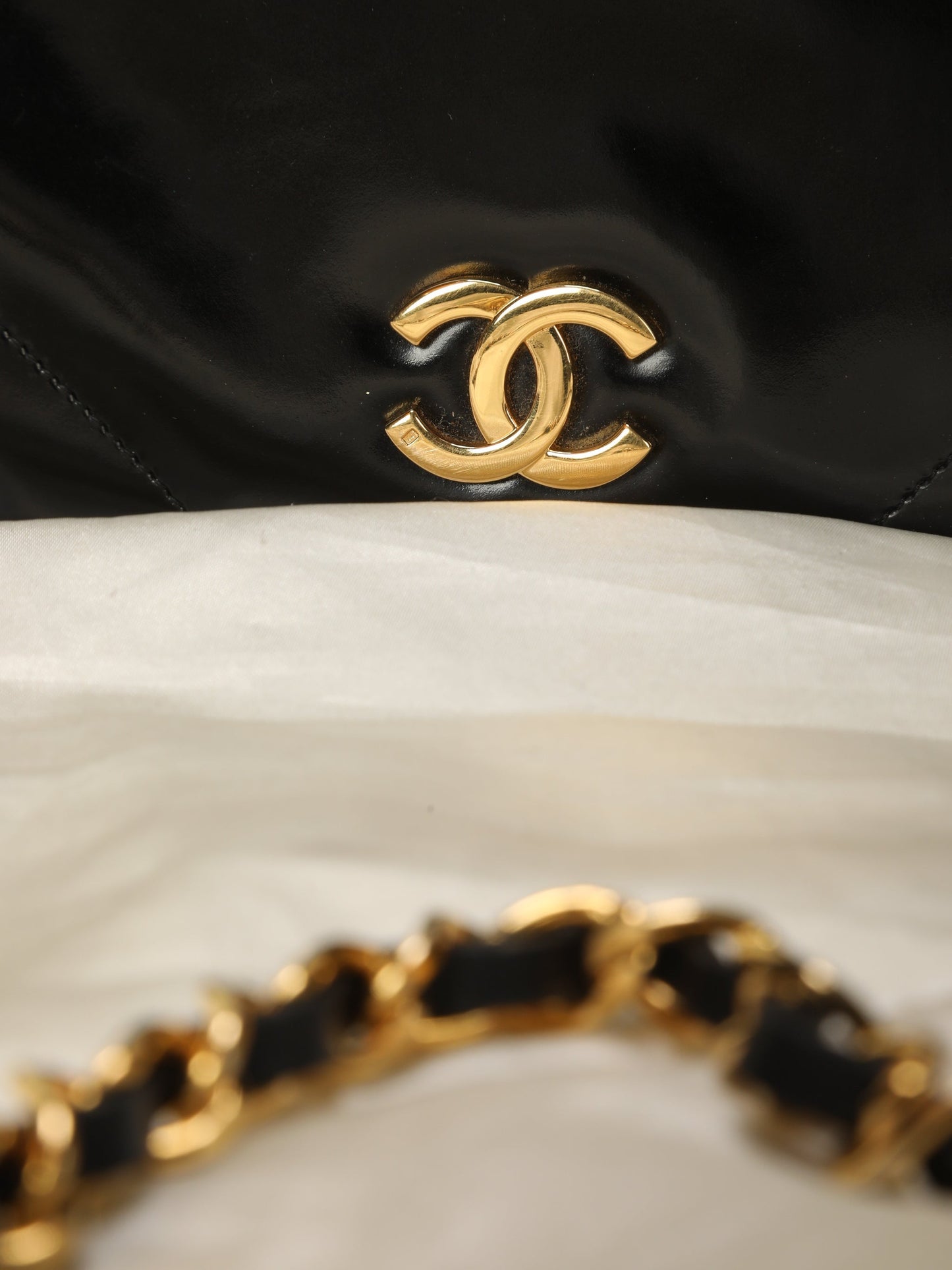Chanel Patent Medium Full Flap