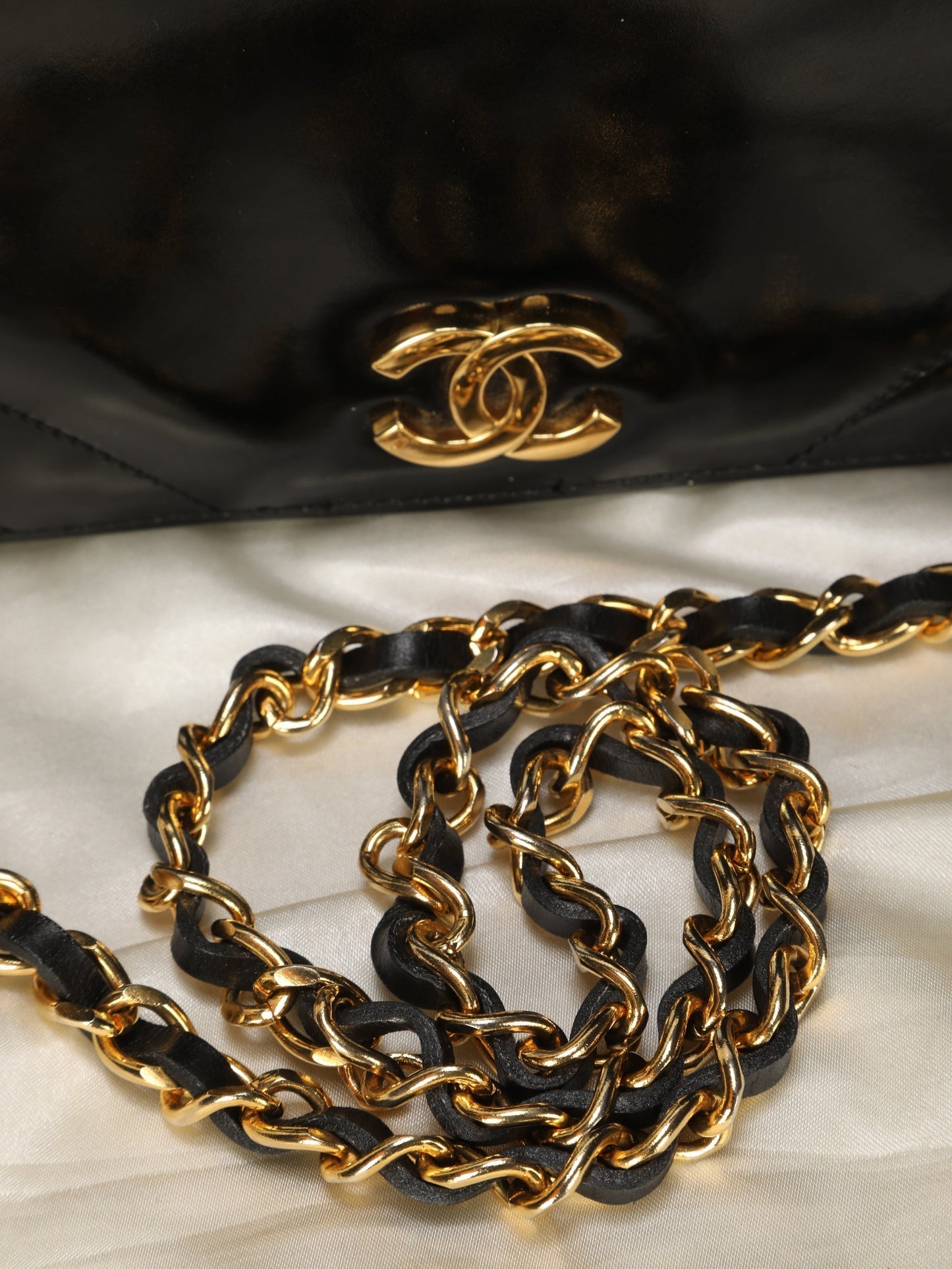 Chanel Patent Medium Full Flap