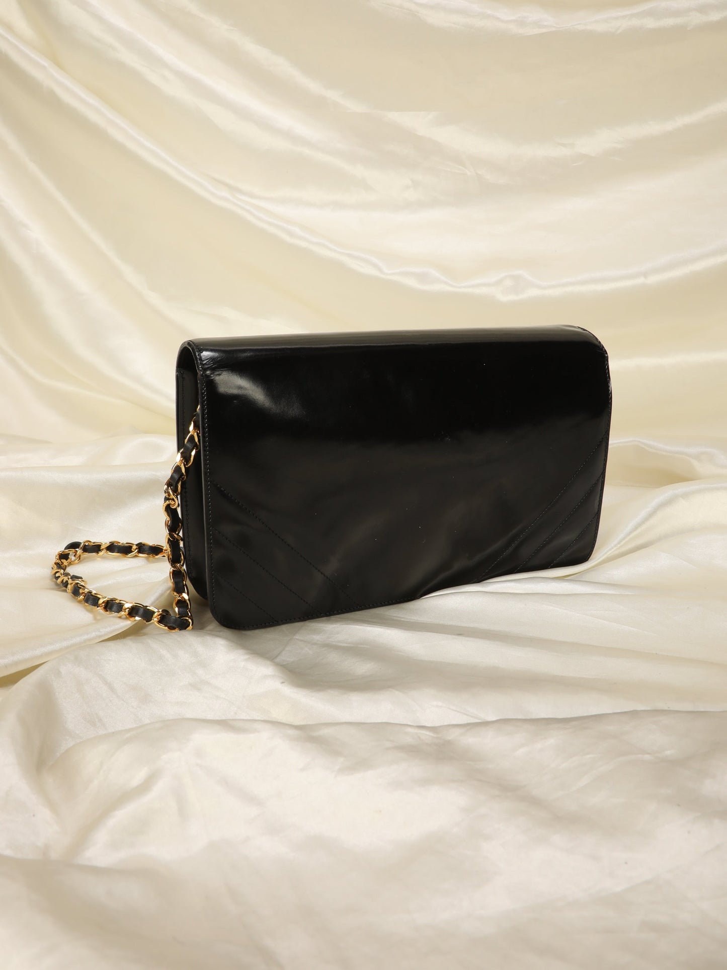 Chanel Patent Medium Full Flap