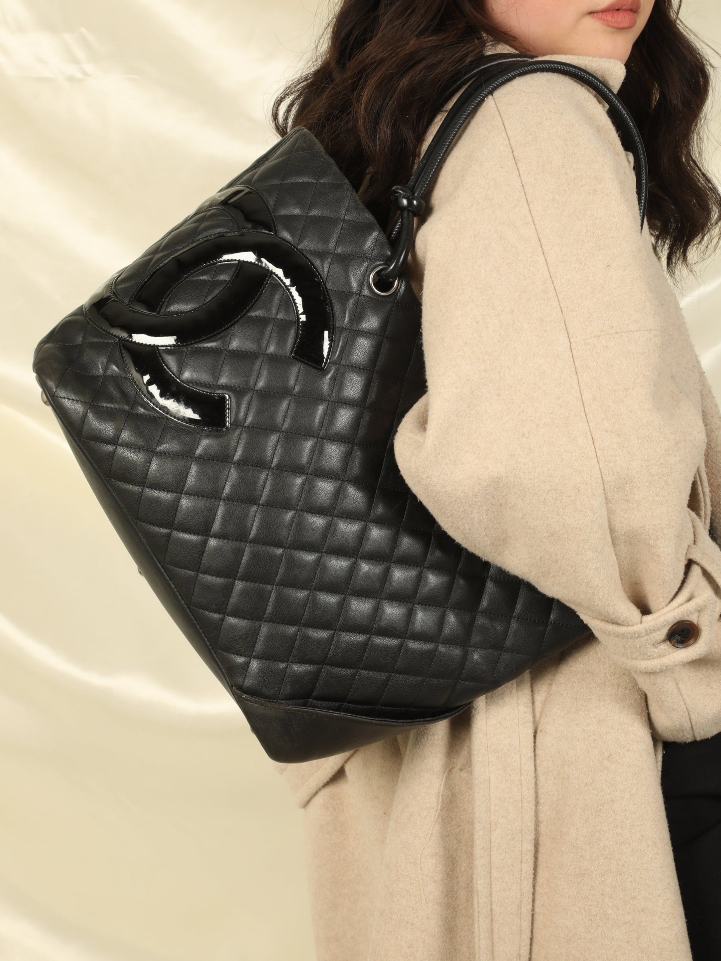Chanel Cambon Lambskin Large Tote
