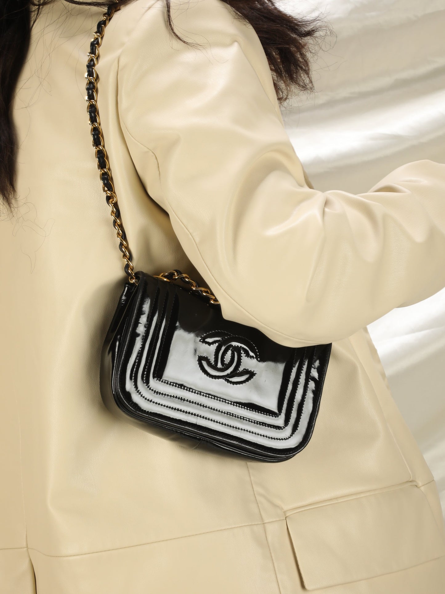 Chanel Patent Mini Flap Bag