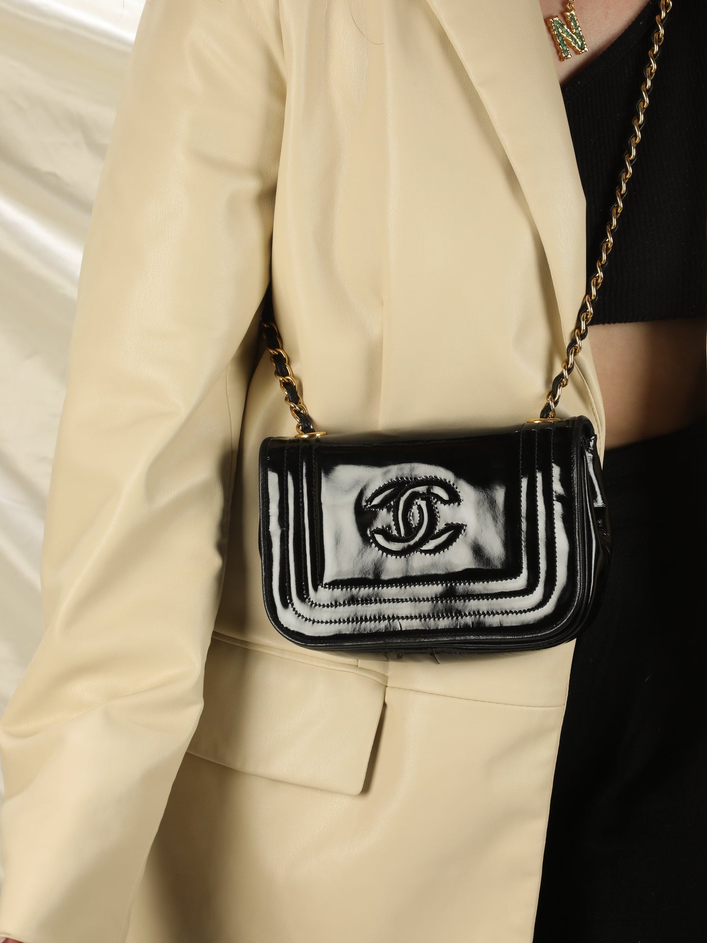 Chanel Patent Mini Flap Bag