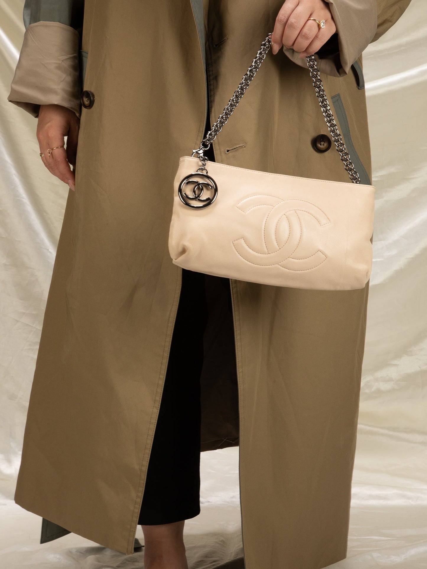Chanel Timeless Lambskin Chain Pochette