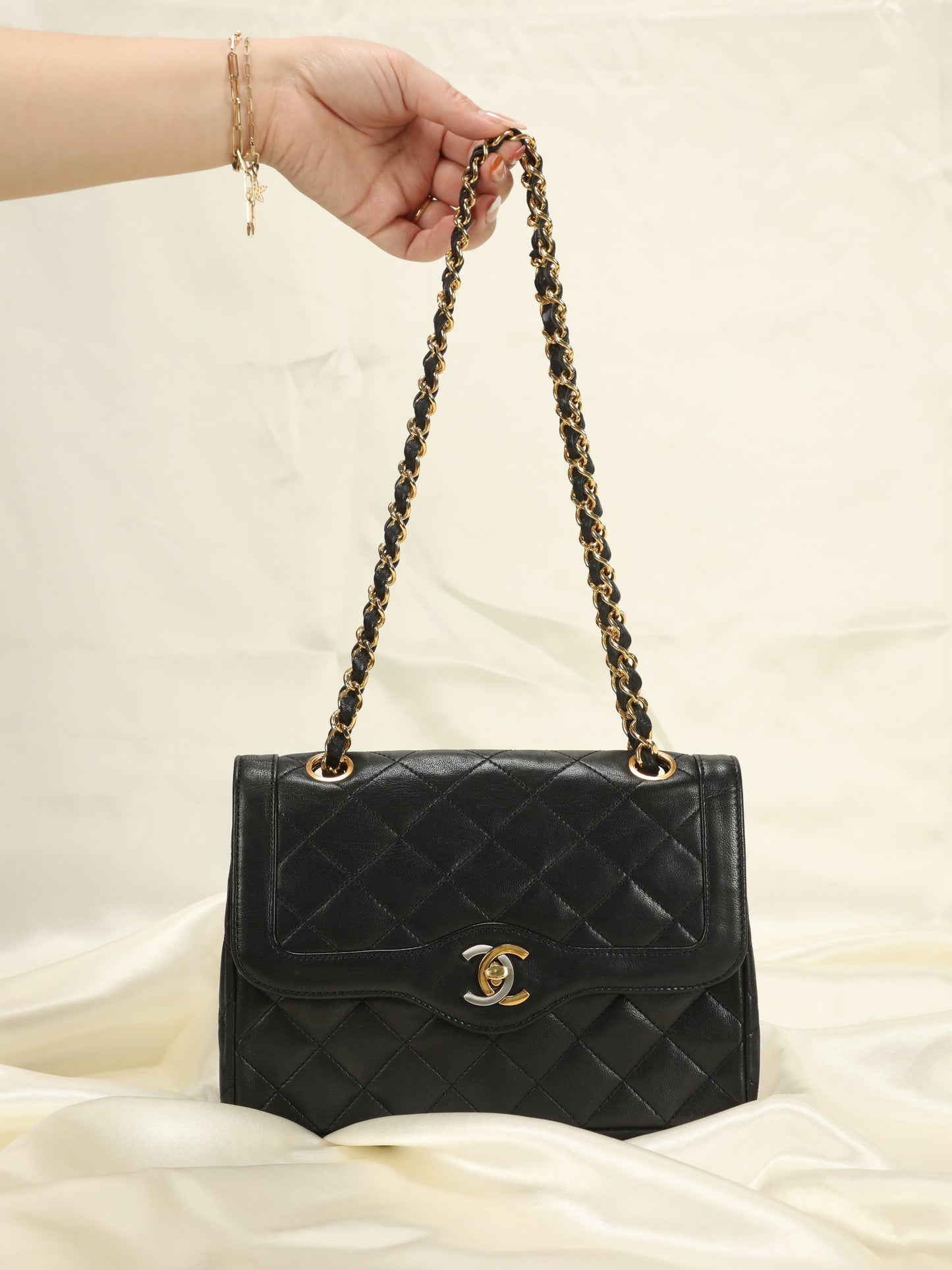 Chanel Two-Tone Double Flap Bag
