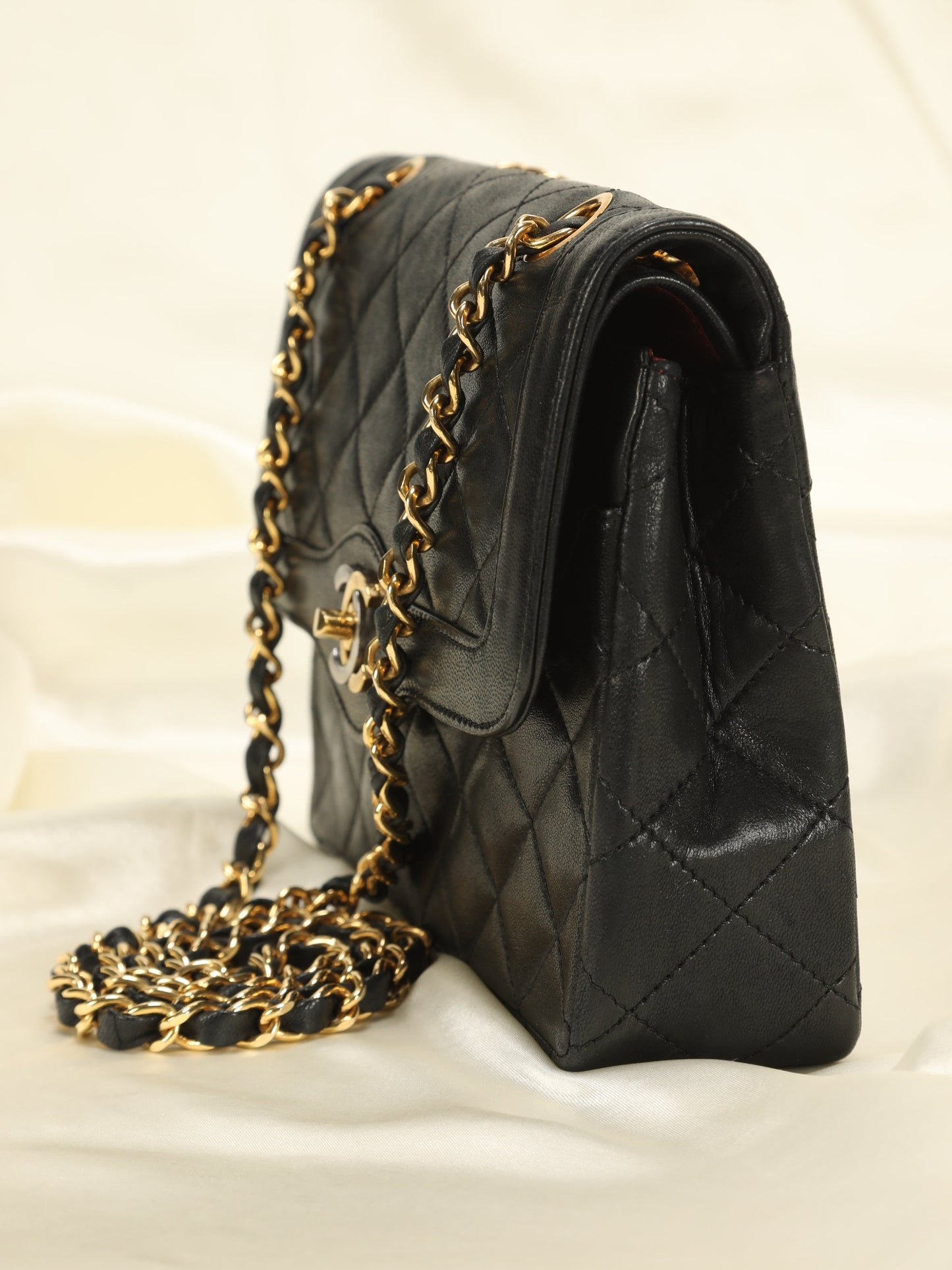 Chanel Two-Tone Double Flap Bag