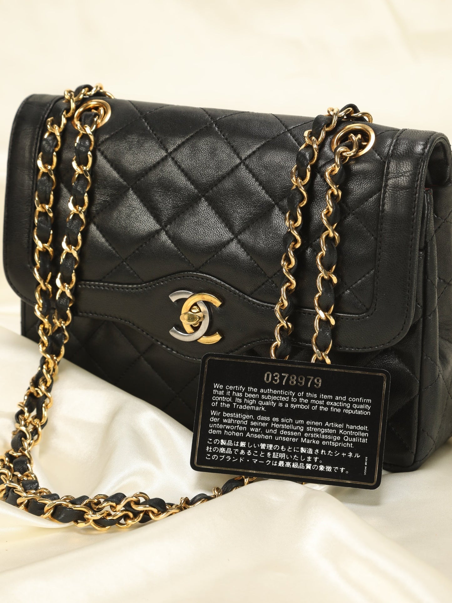 Chanel Two-Tone Double Flap Bag