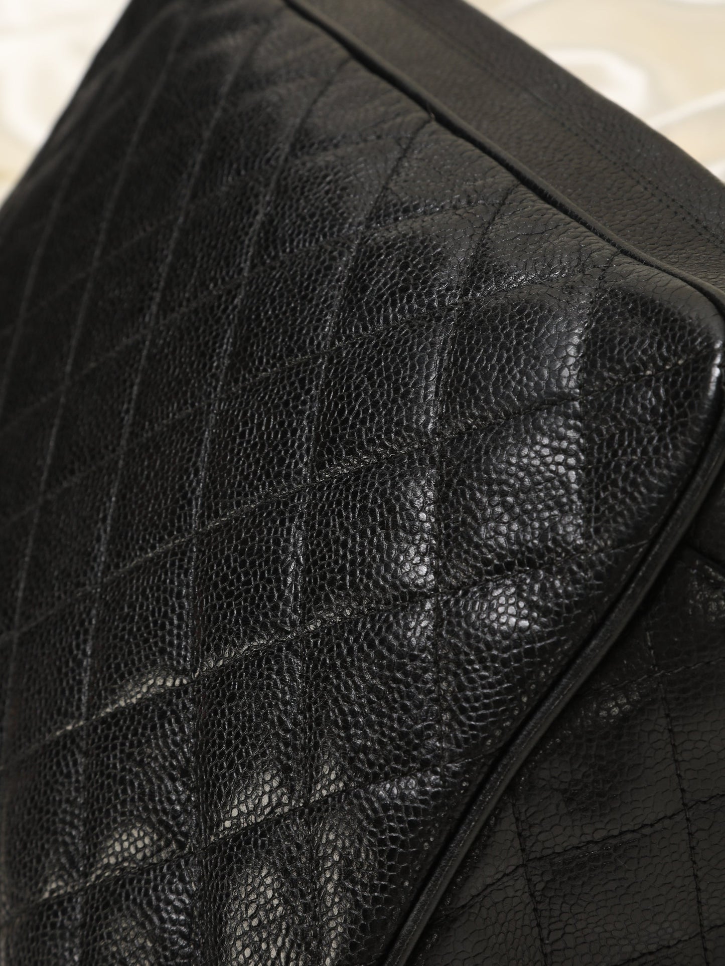 Extremely Rare Chanel Caviar Bijoux Camera Bag