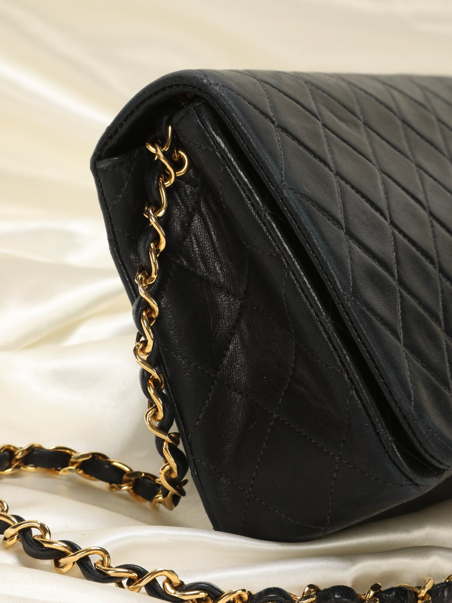 Chanel Medium Turnlock Lambskin Full Flap