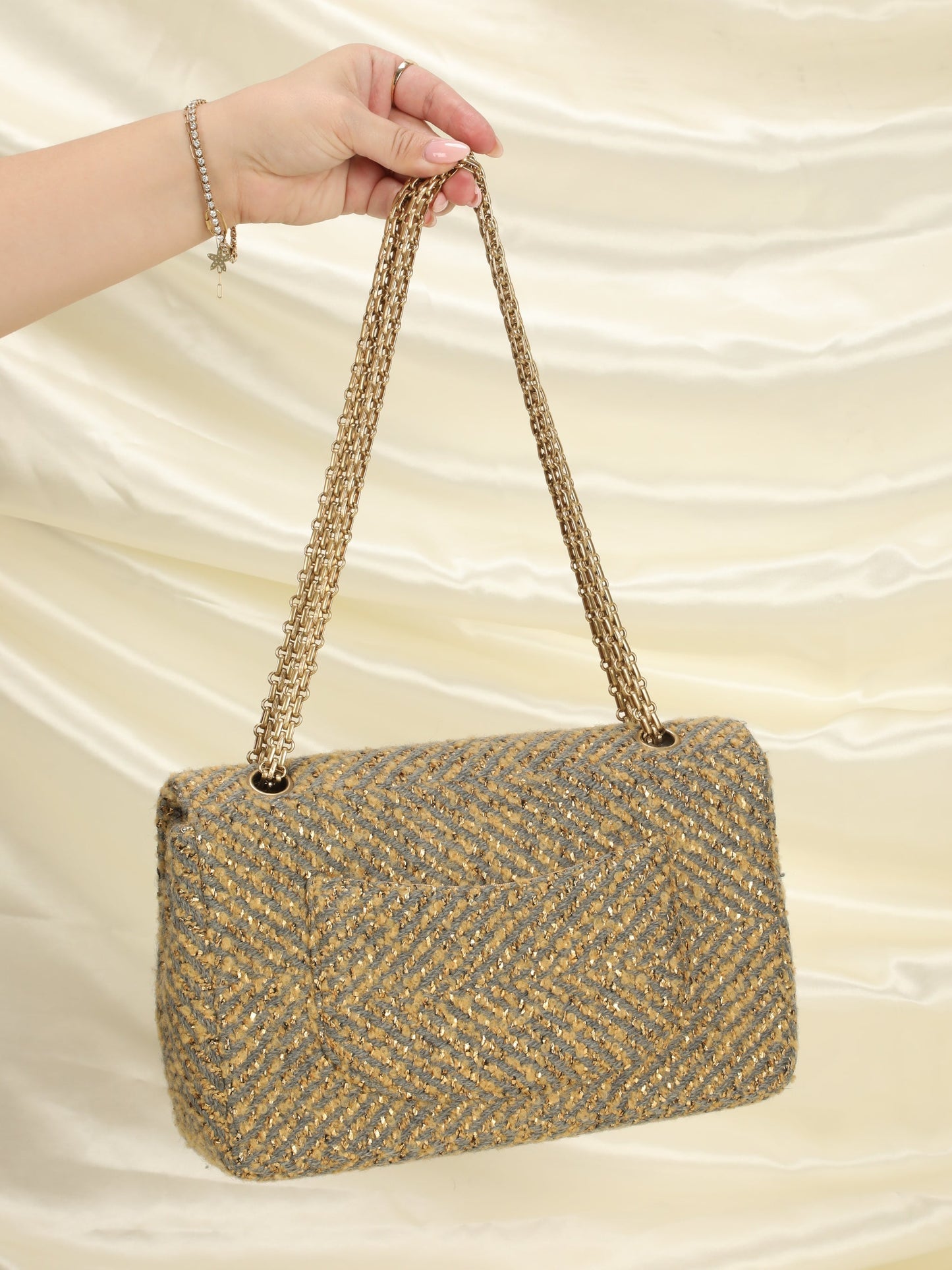 Extremely Rare Chanel Tweed Bijoux Bag