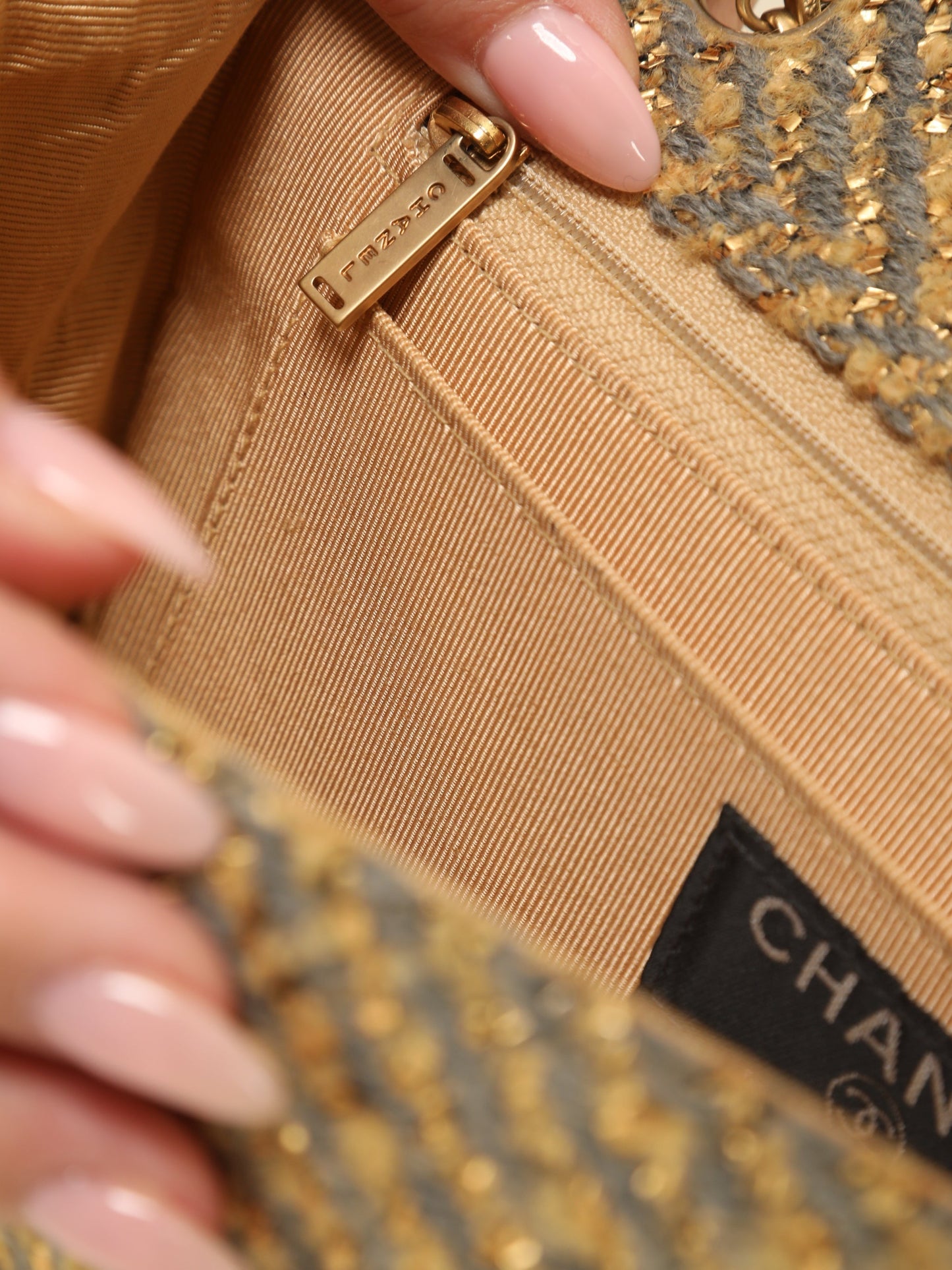 Extremely Rare Chanel Tweed Bijoux Bag