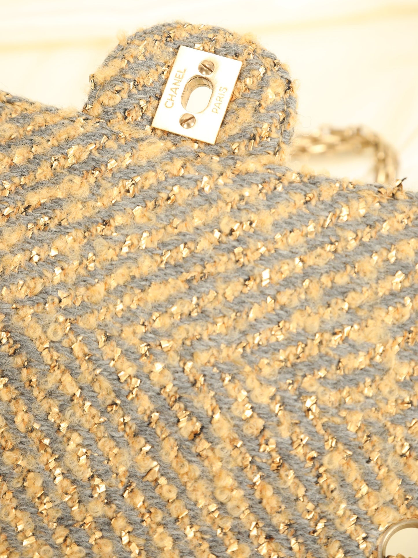 Extremely Rare Chanel Tweed Bijoux Bag