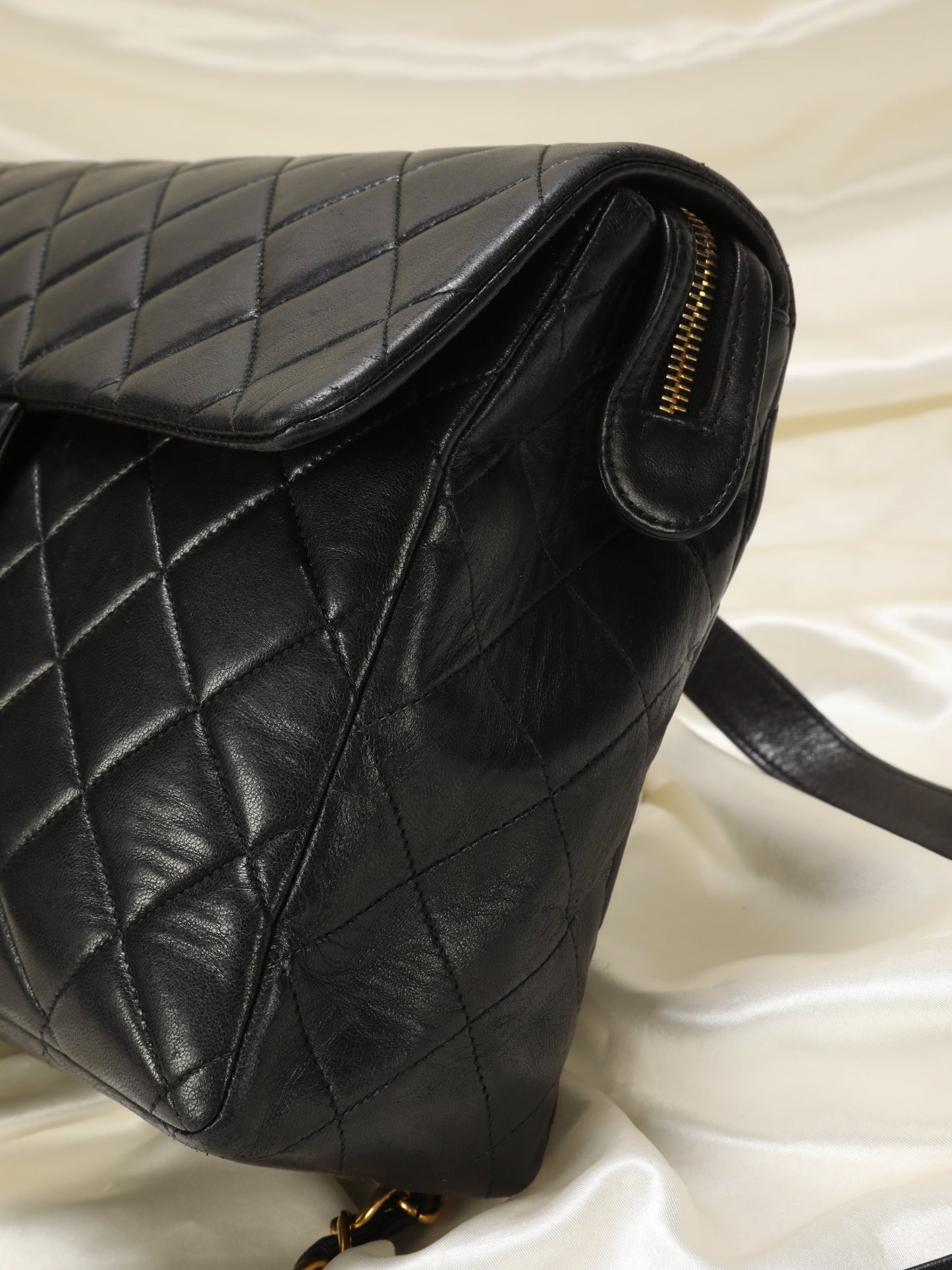 Extremely Rare Chanel Lambskin Classic Flap Backpack