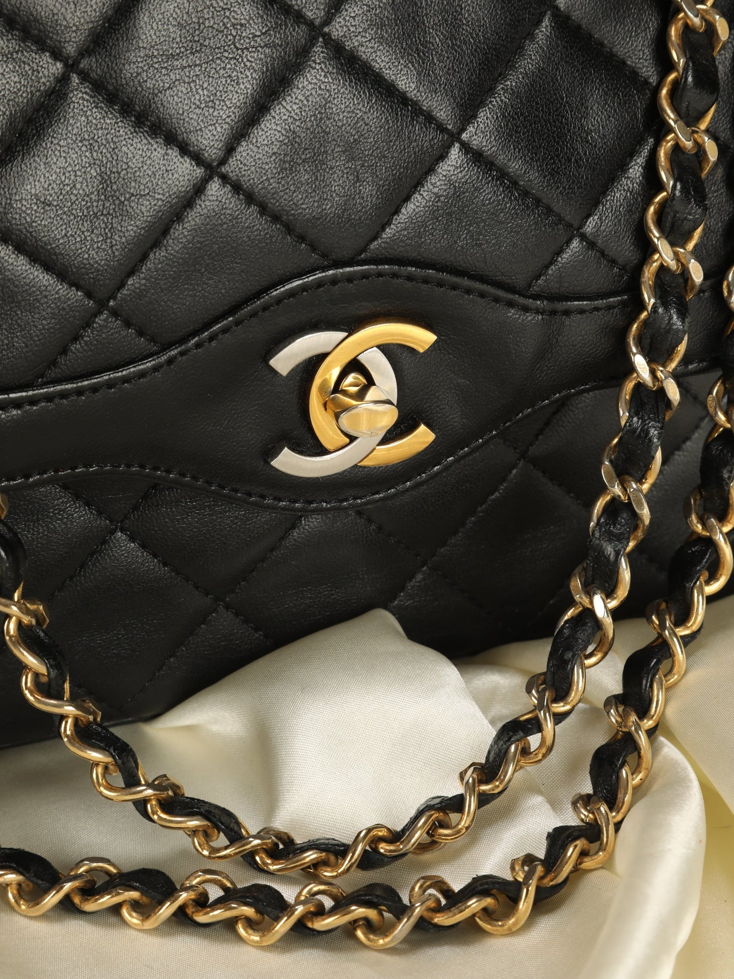 Chanel Two-Tone Medium Flap Bag