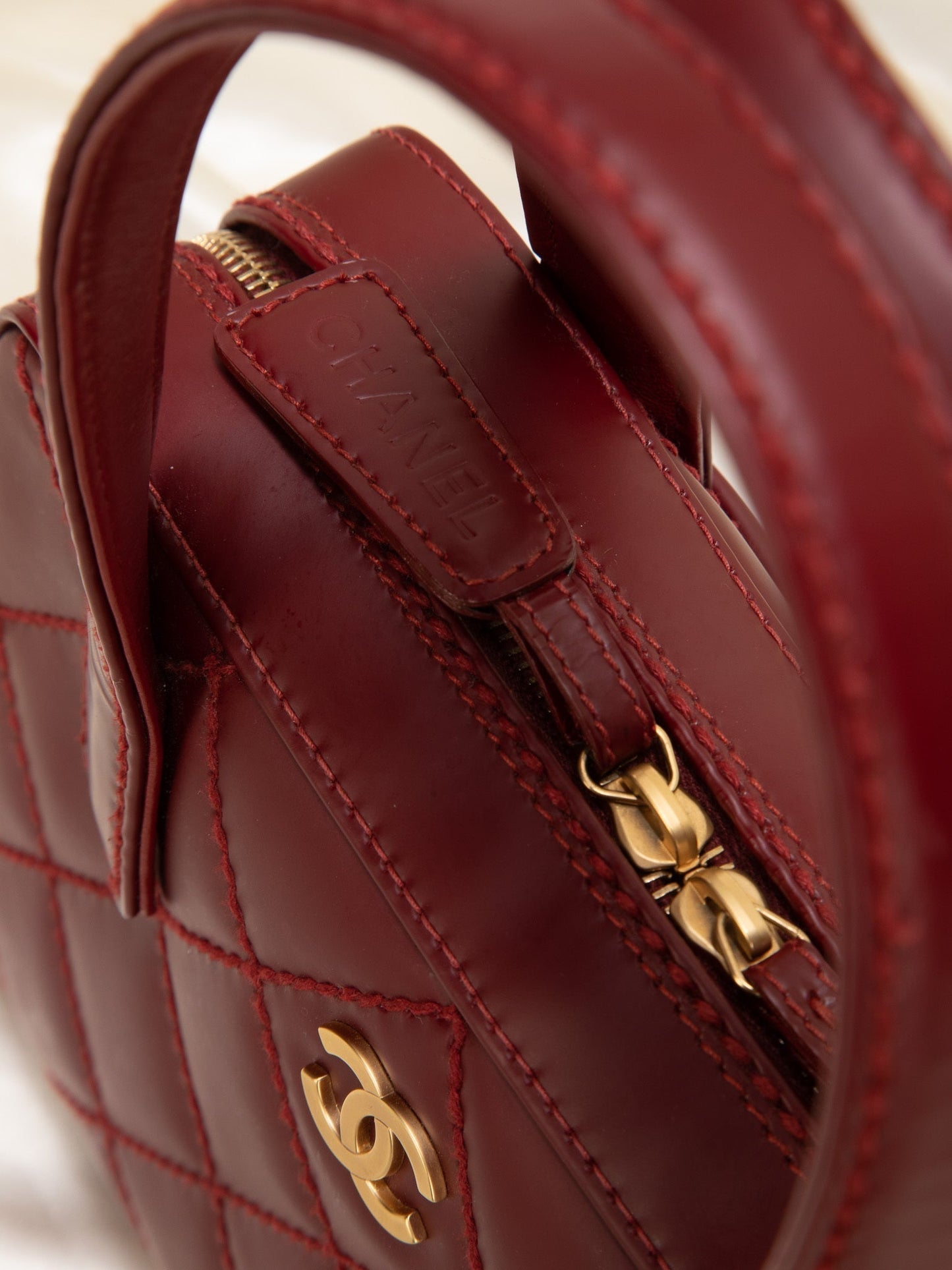 Chanel Quilted Bowler Bag