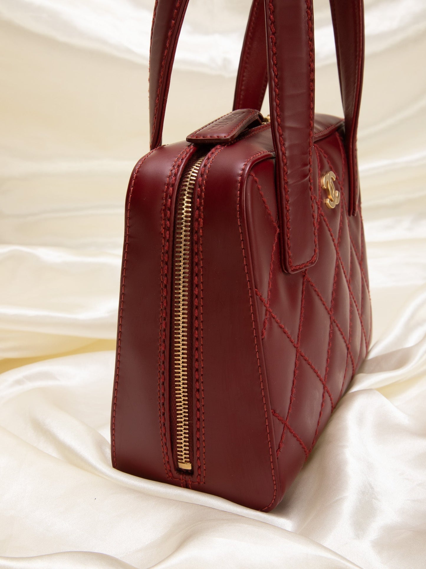 Chanel Quilted Bowler Bag