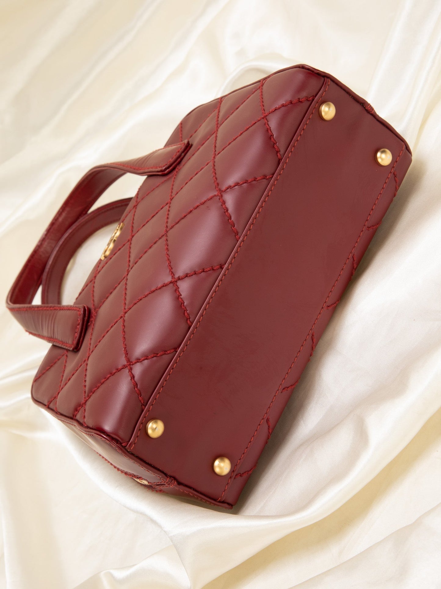Chanel Quilted Bowler Bag