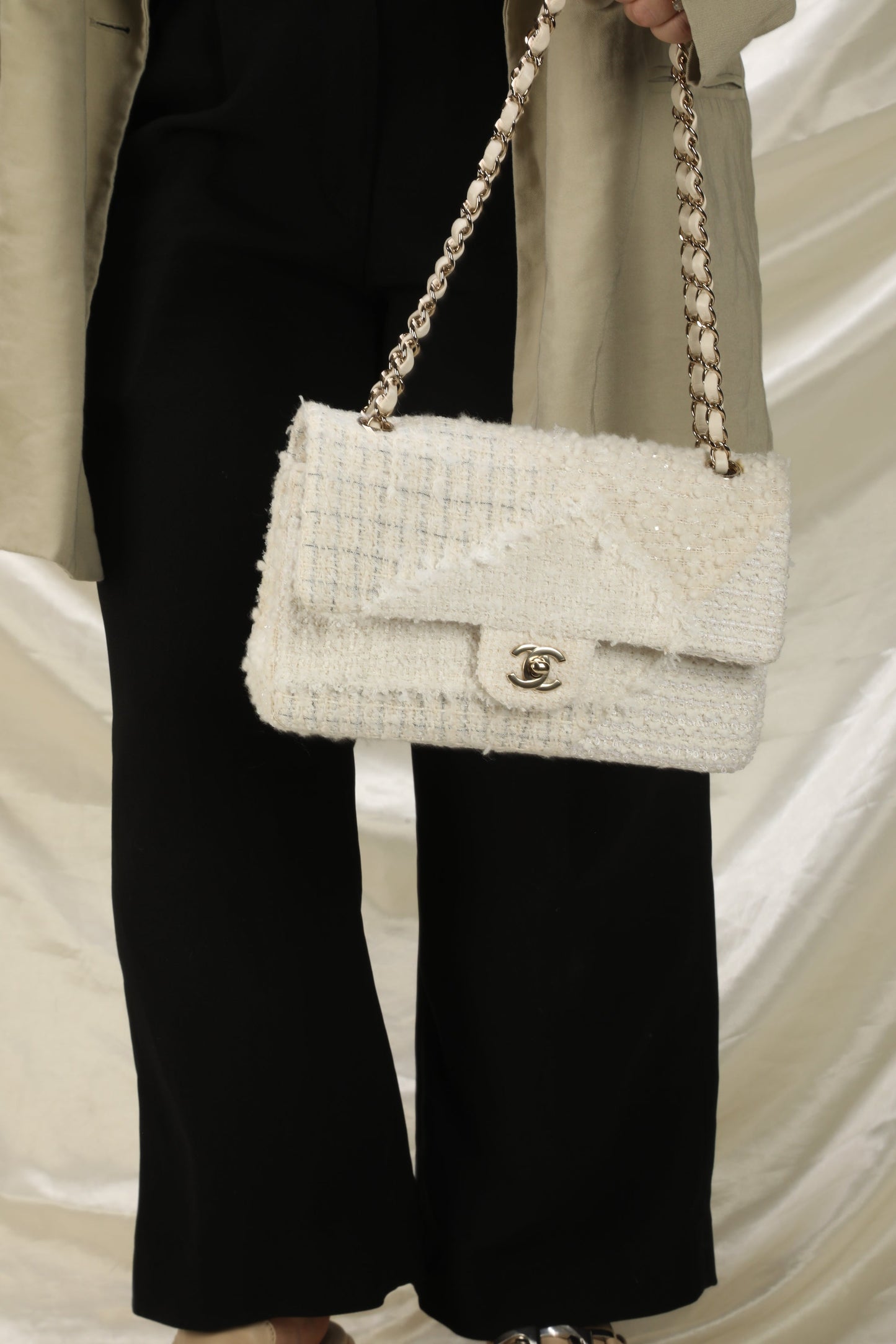 Chanel Tweed Flap Bag