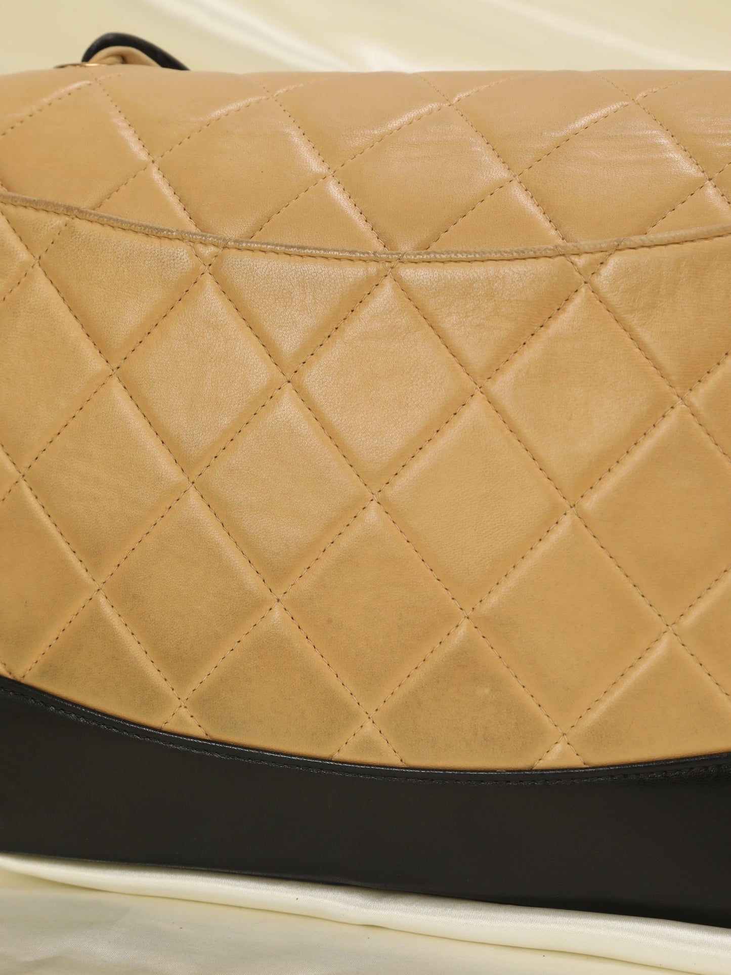 Chanel Bicolor Quilted Lambskin Shoulder Bag