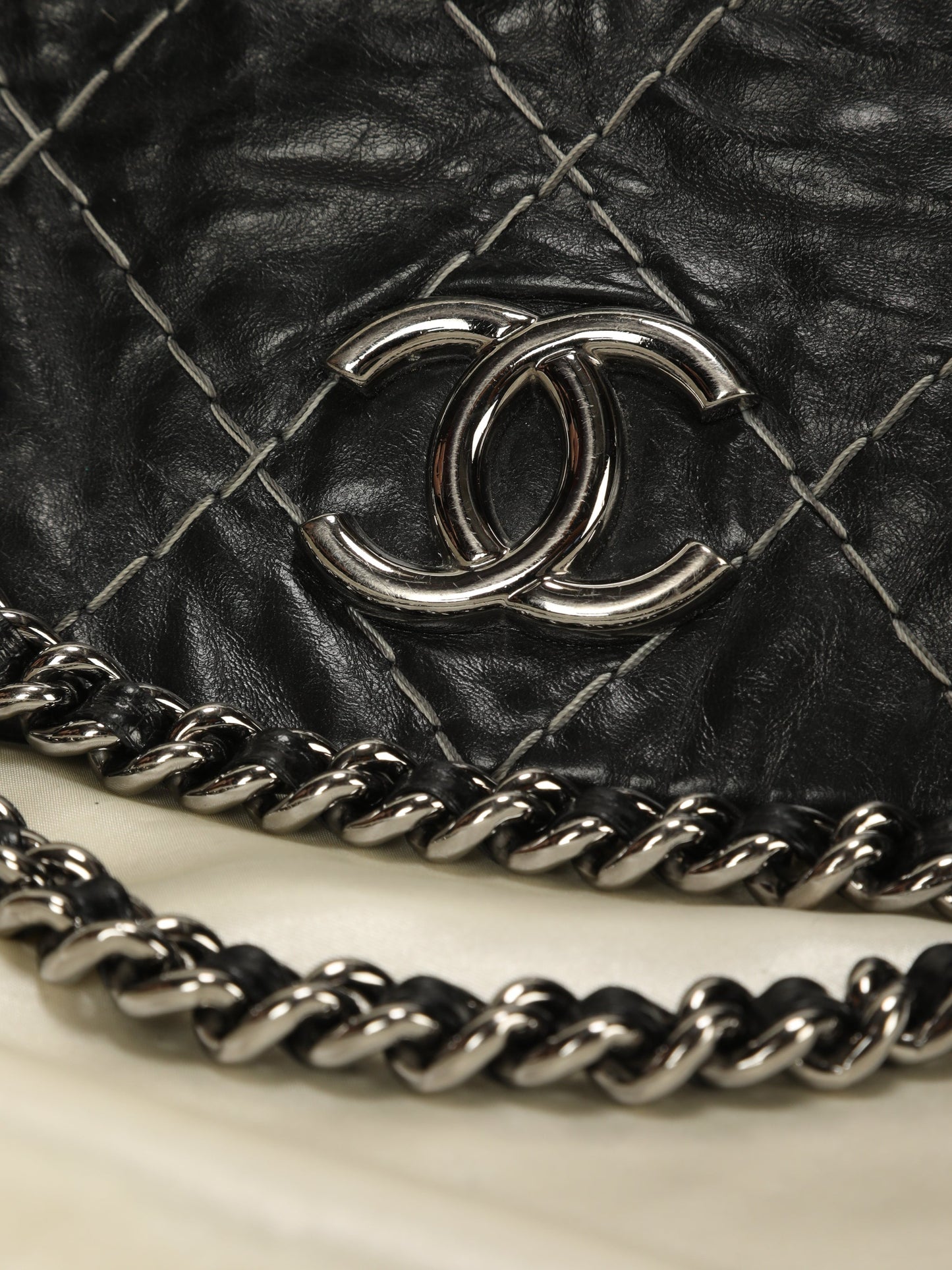 Chanel Wild Stitch Chain Flap Bag