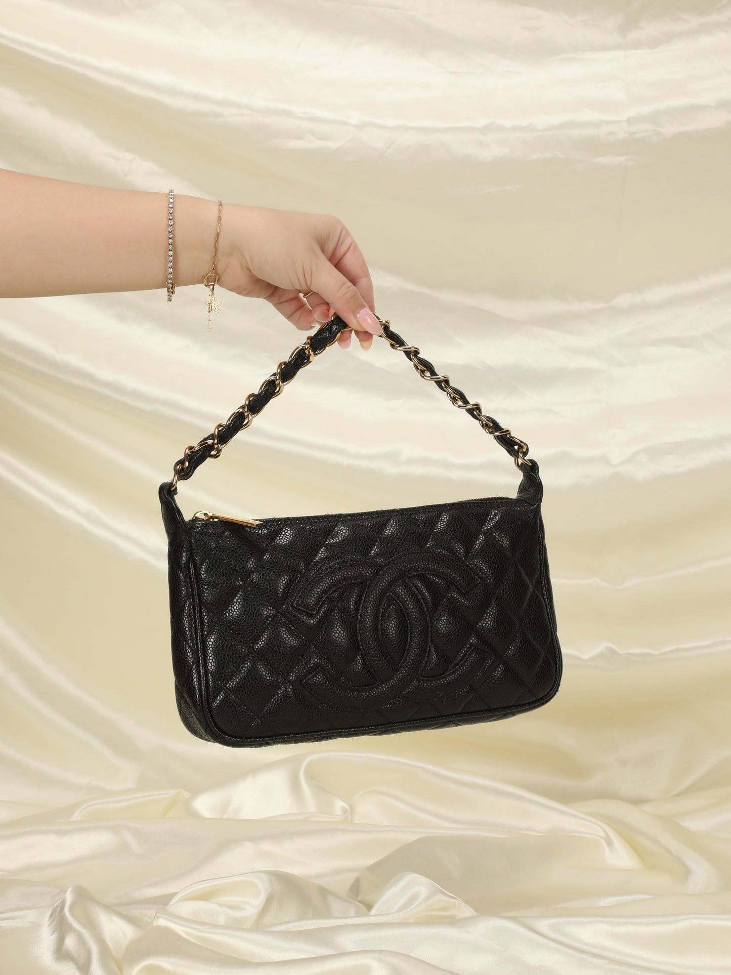 Chanel Caviar Black Pochette