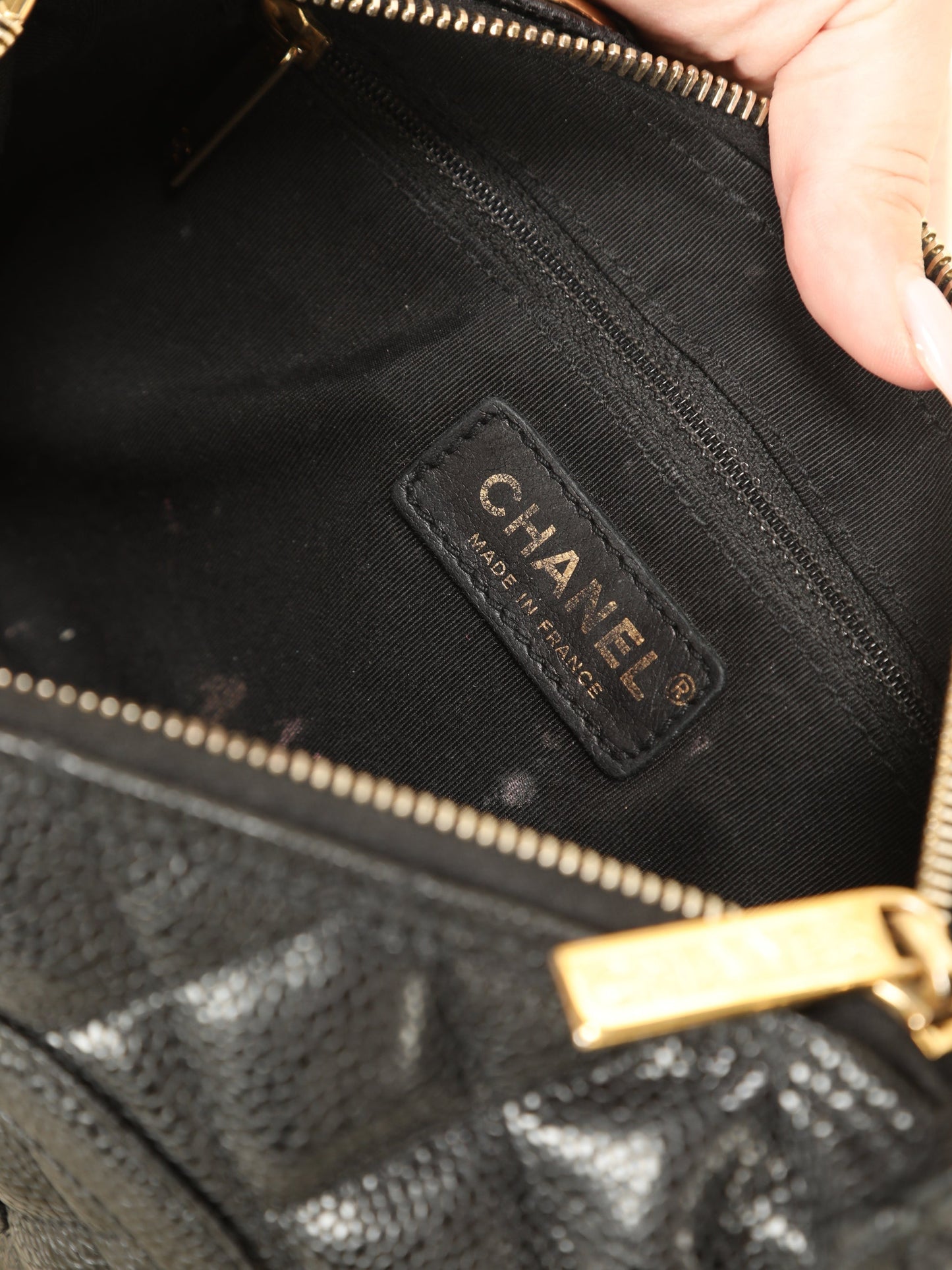 Chanel Caviar Black Pochette