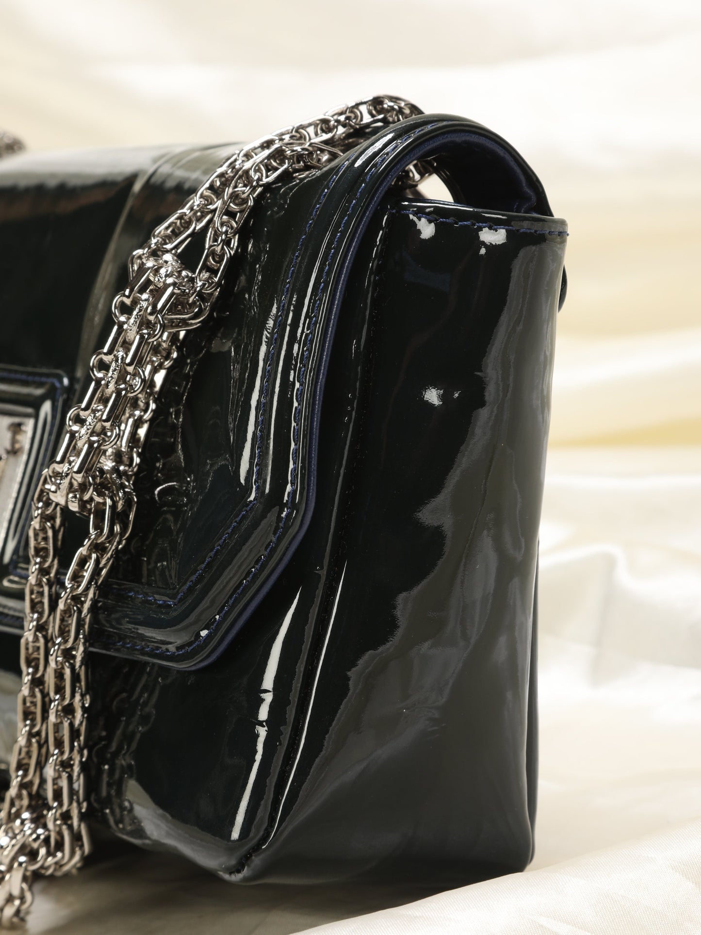 Chanel Patent Chain Bag