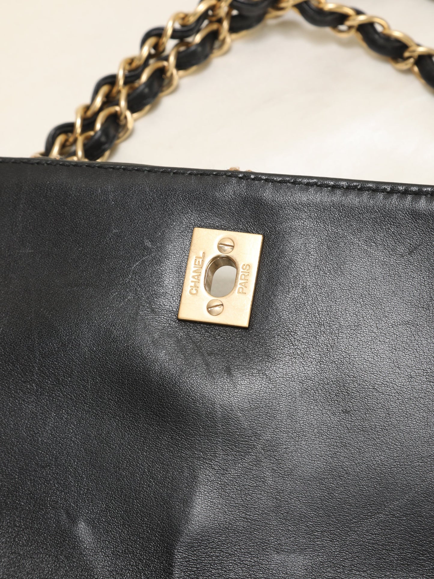 Chanel Calfskin Wild Stitch Flap Bag