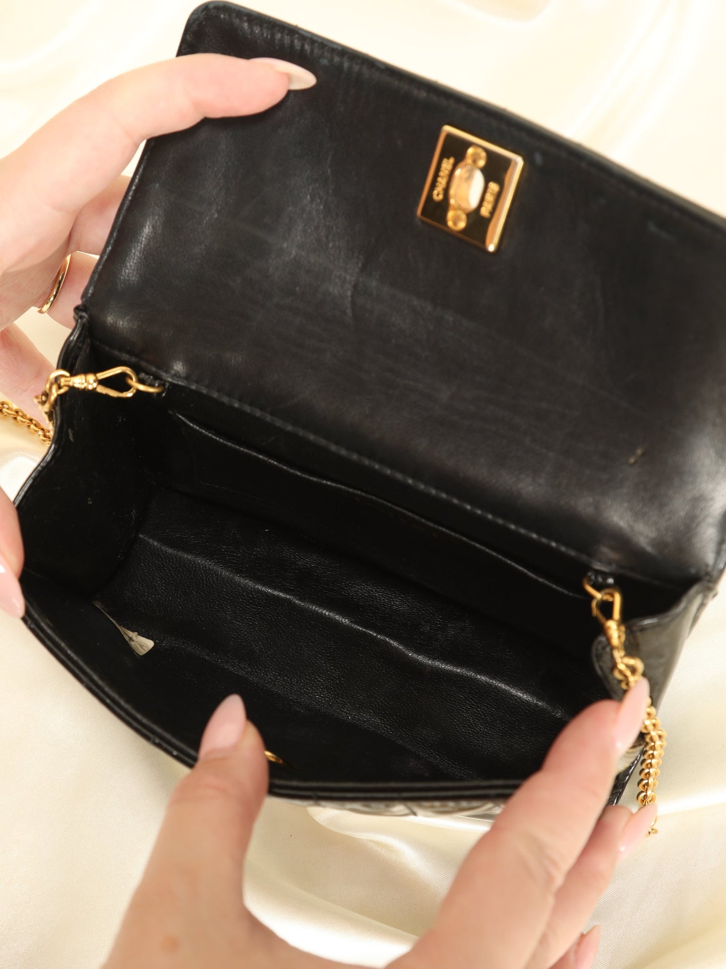 Chanel Patent Vertical Mini Bag