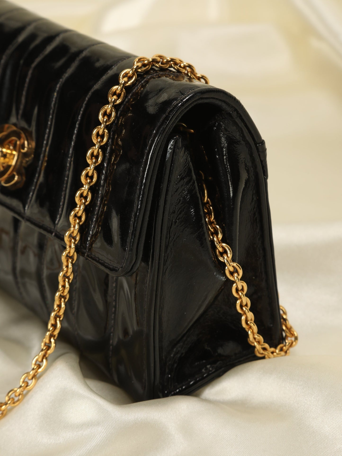 Chanel Patent Vertical Mini Bag