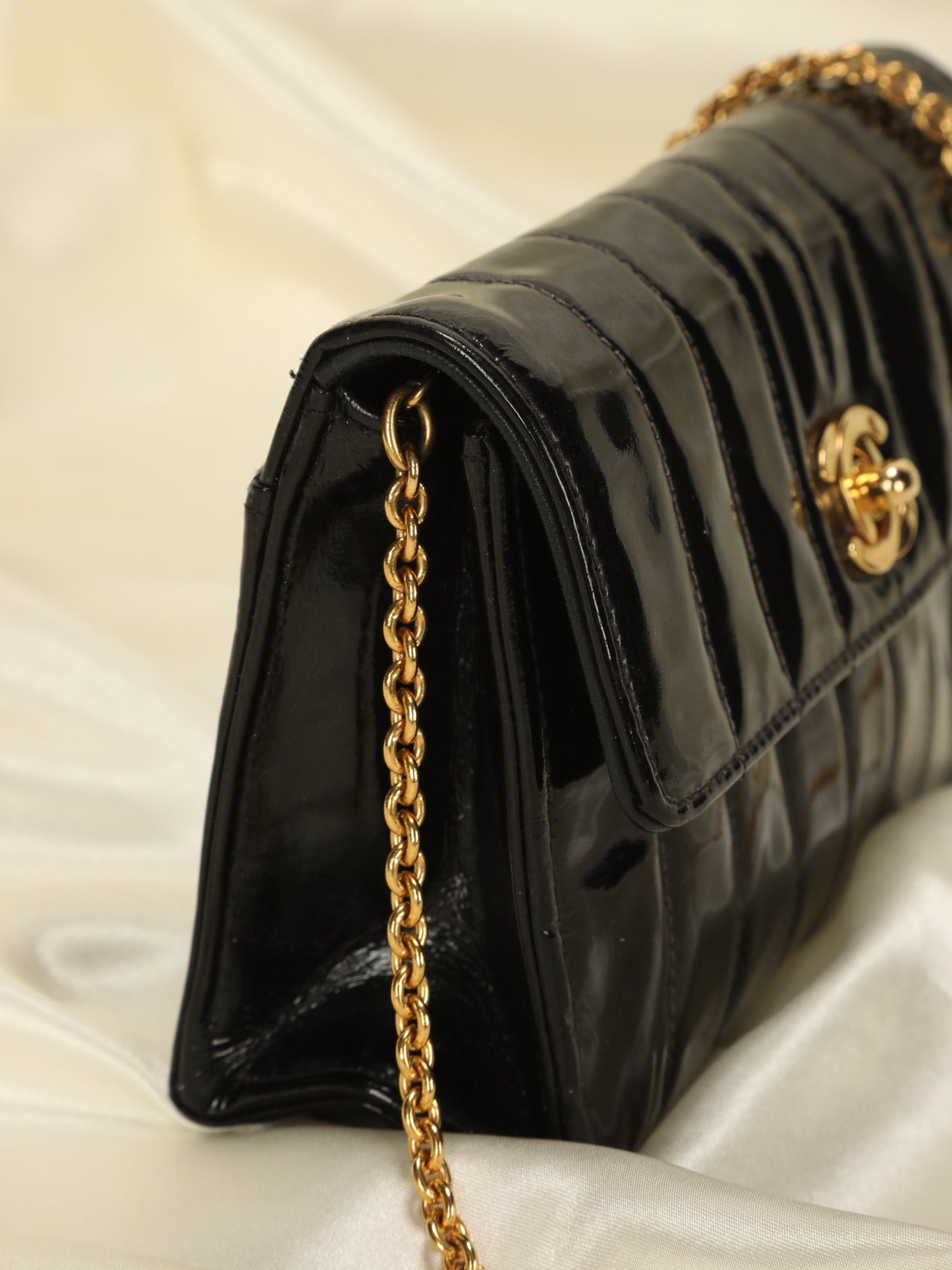Chanel Patent Vertical Mini Bag