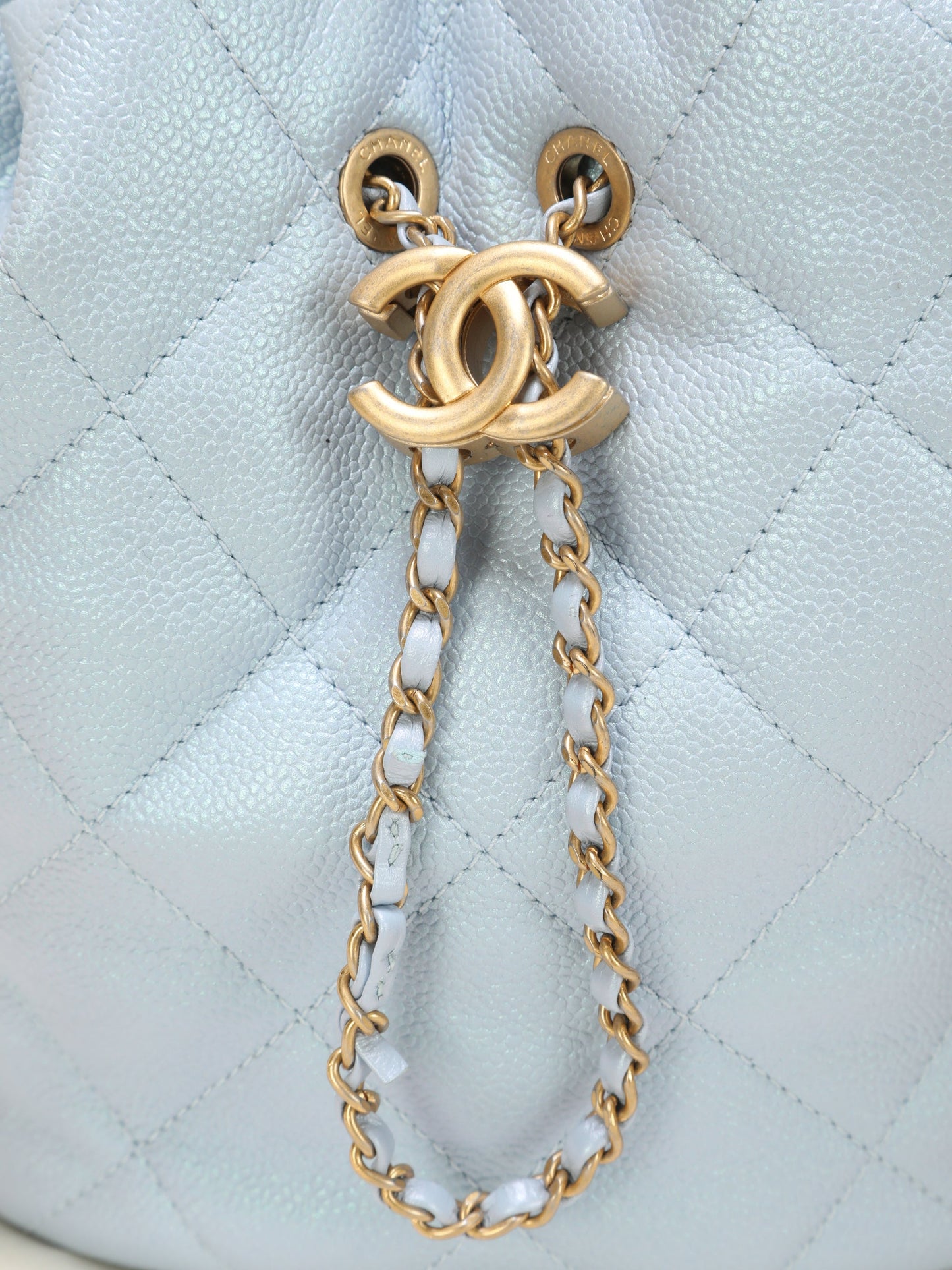 Chanel 2021 Iridescent Bucket Bag