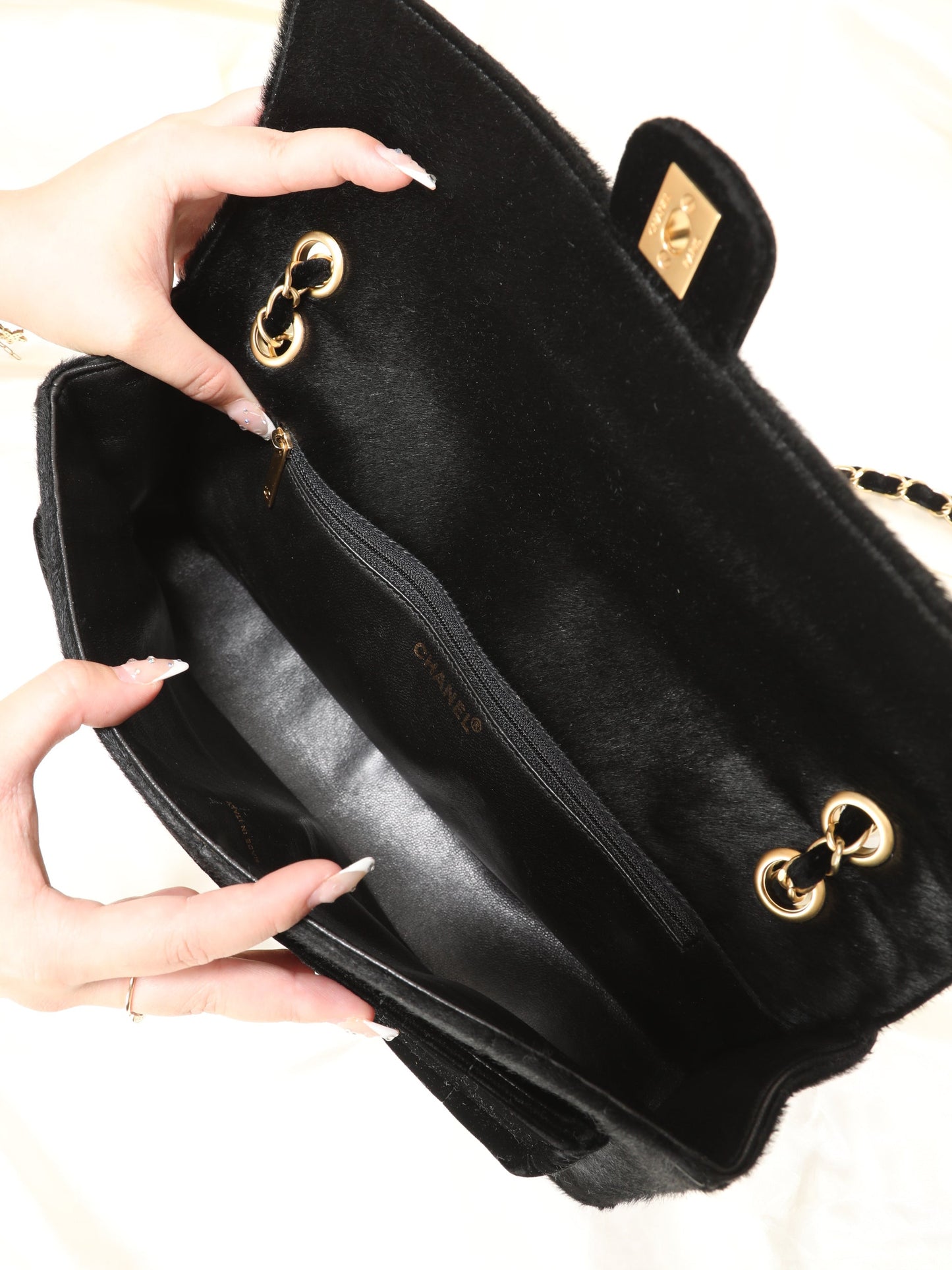 Chanel Pony Hair Half Flap