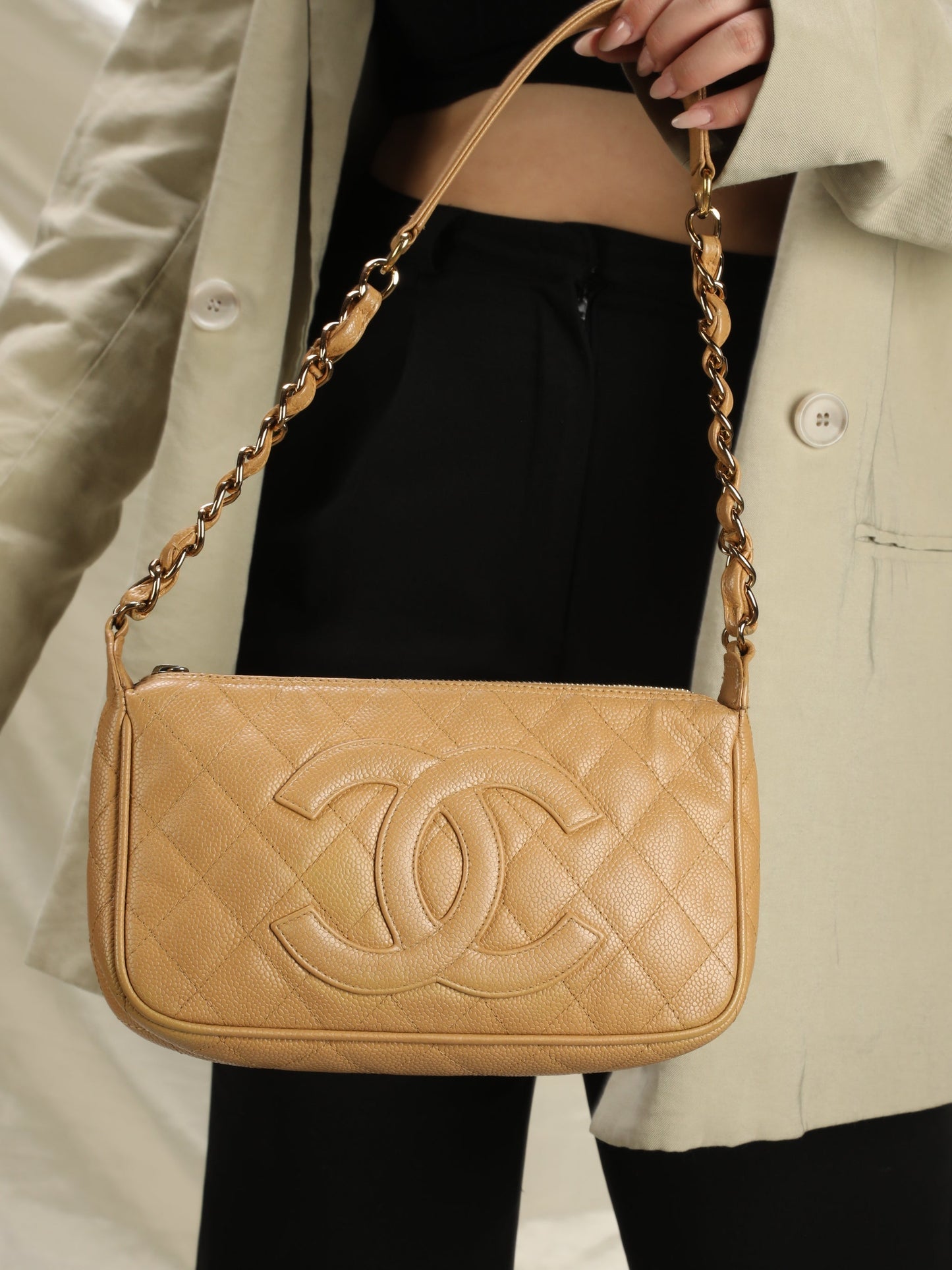 Chanel Caviar Pochette