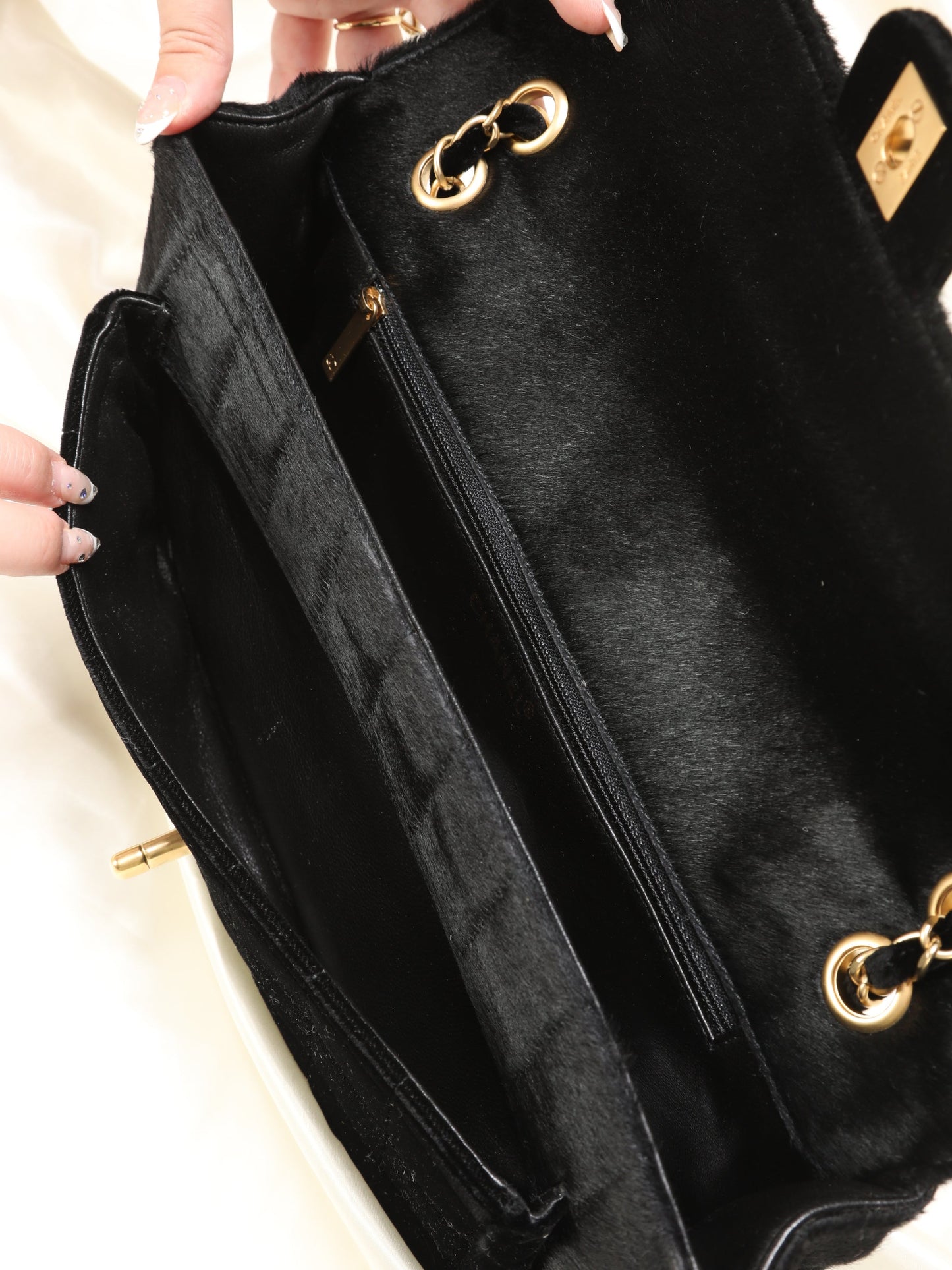 Chanel Pony Hair Half Flap