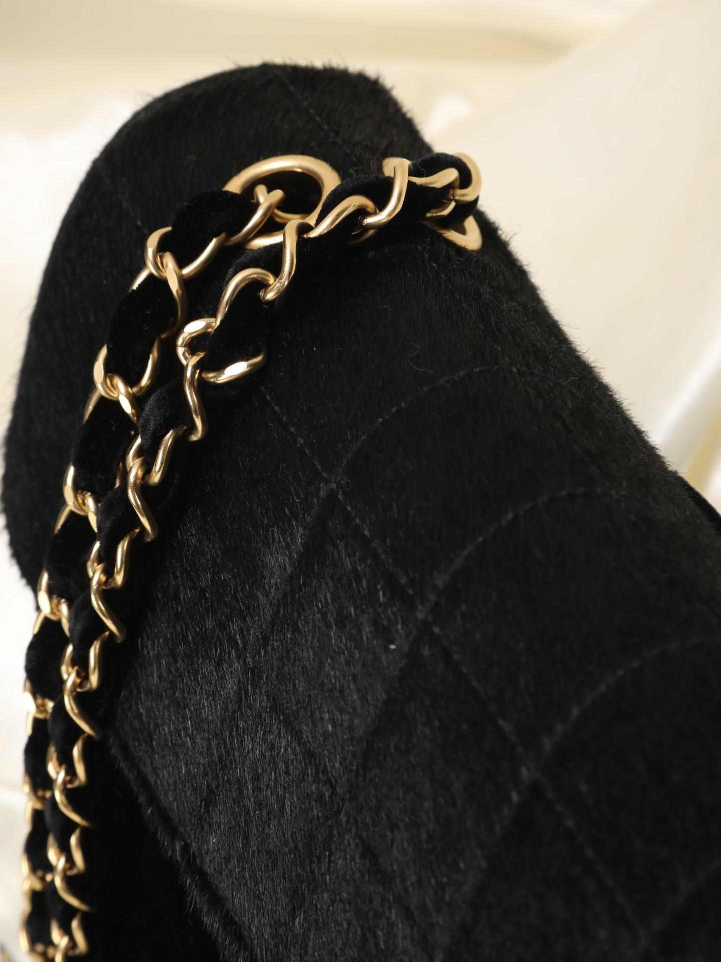 Chanel Pony Hair Half Flap