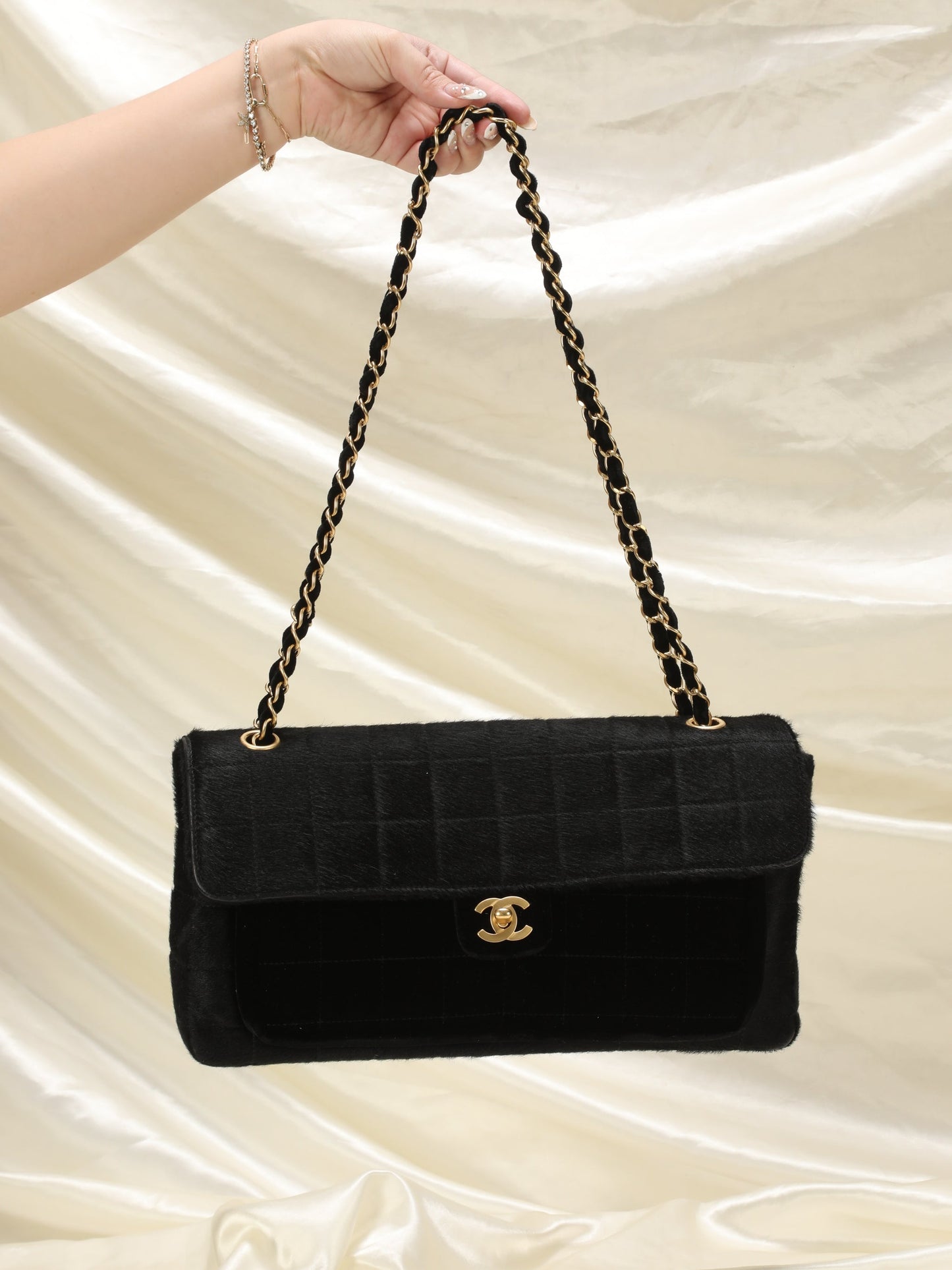 Chanel Pony Hair Half Flap