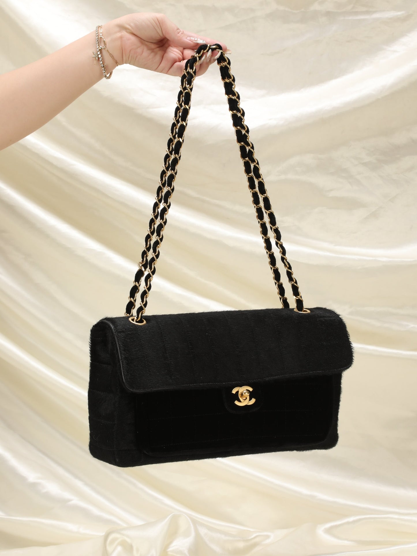 Chanel Pony Hair Half Flap