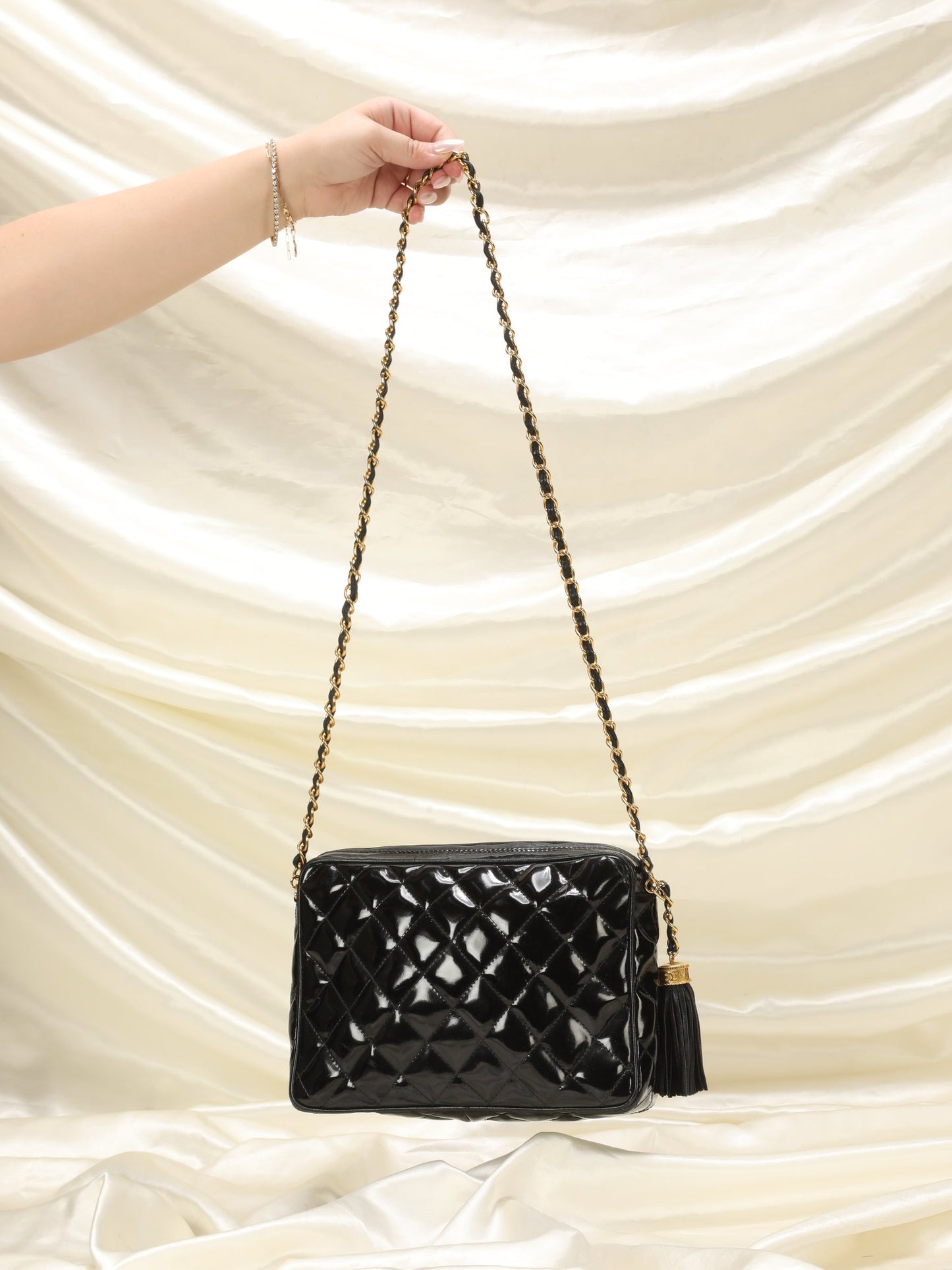 Chanel Patent Camera Bag