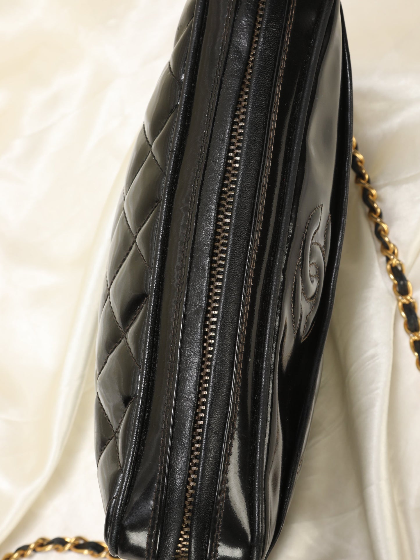 Chanel Patent Camera Bag