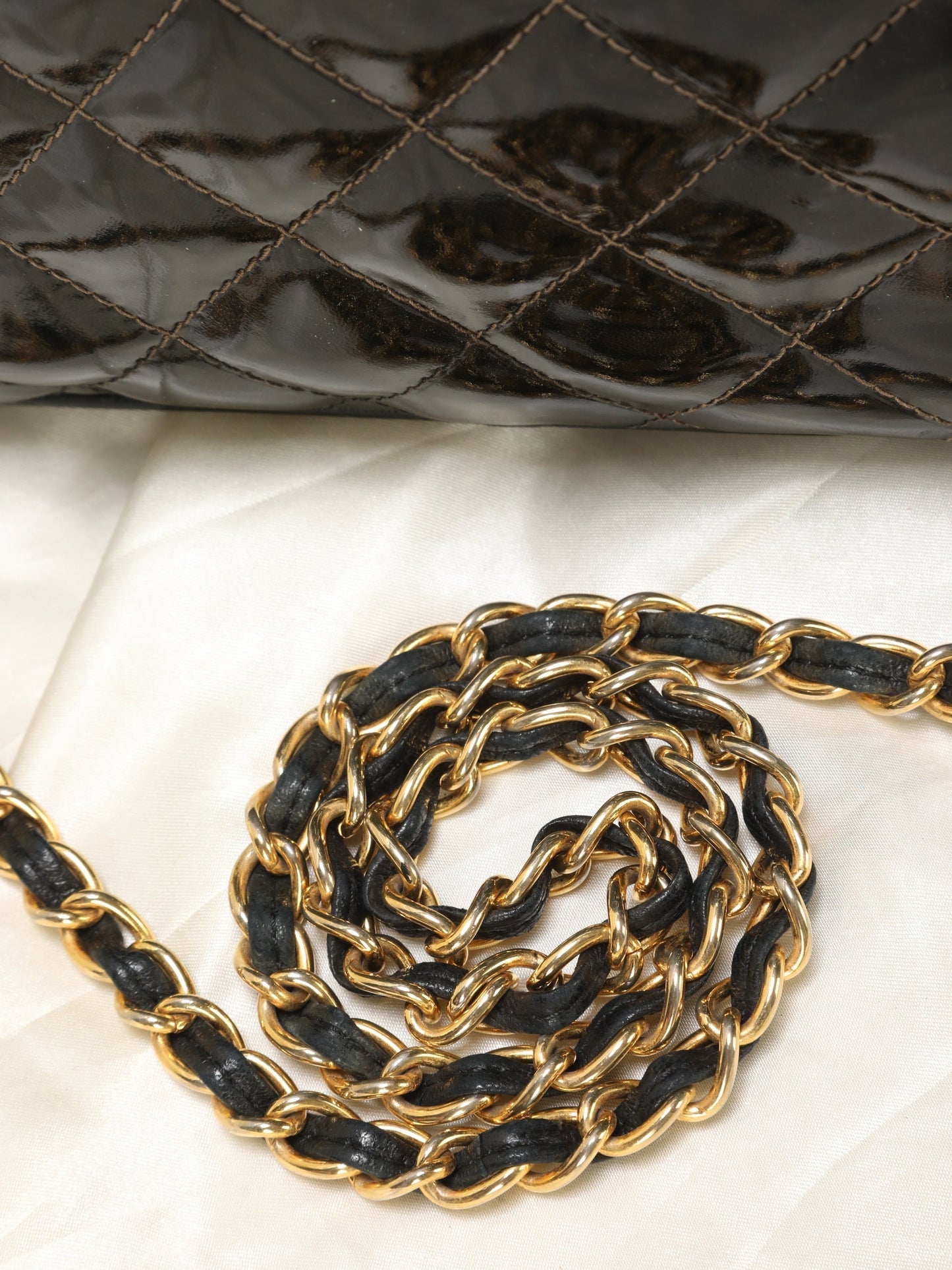 Chanel Patent Camera Bag