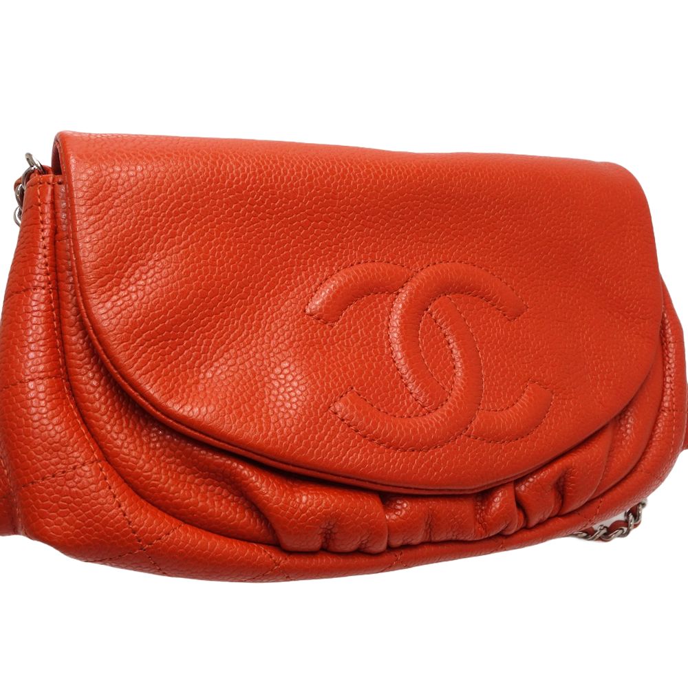 Chanel Caviar Half Moon Shoulder Bag