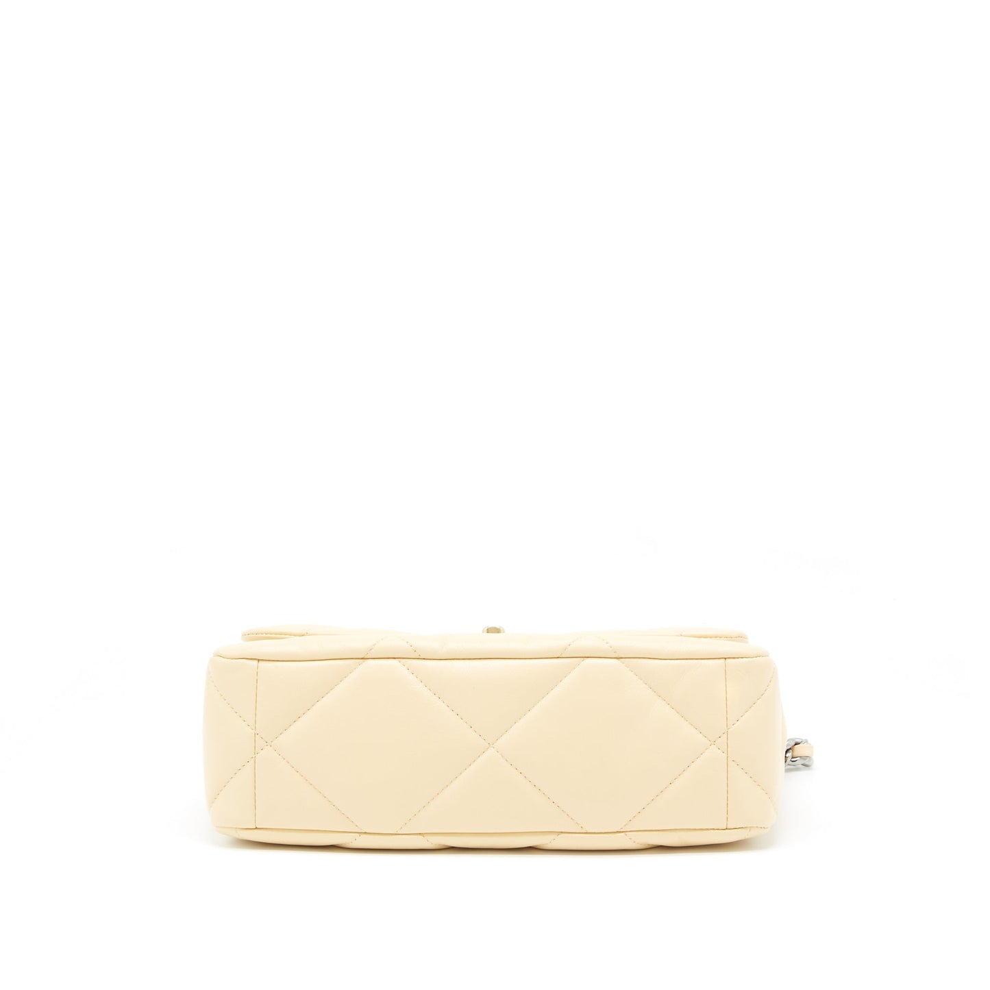 Chanel Medium 19 Bag Goatskin Beige With Gold/Silver Hardware