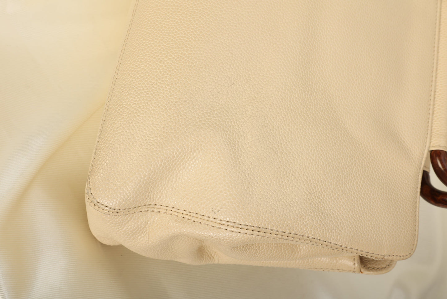 Chanel Caviar Acrylic Top Handle Tote
