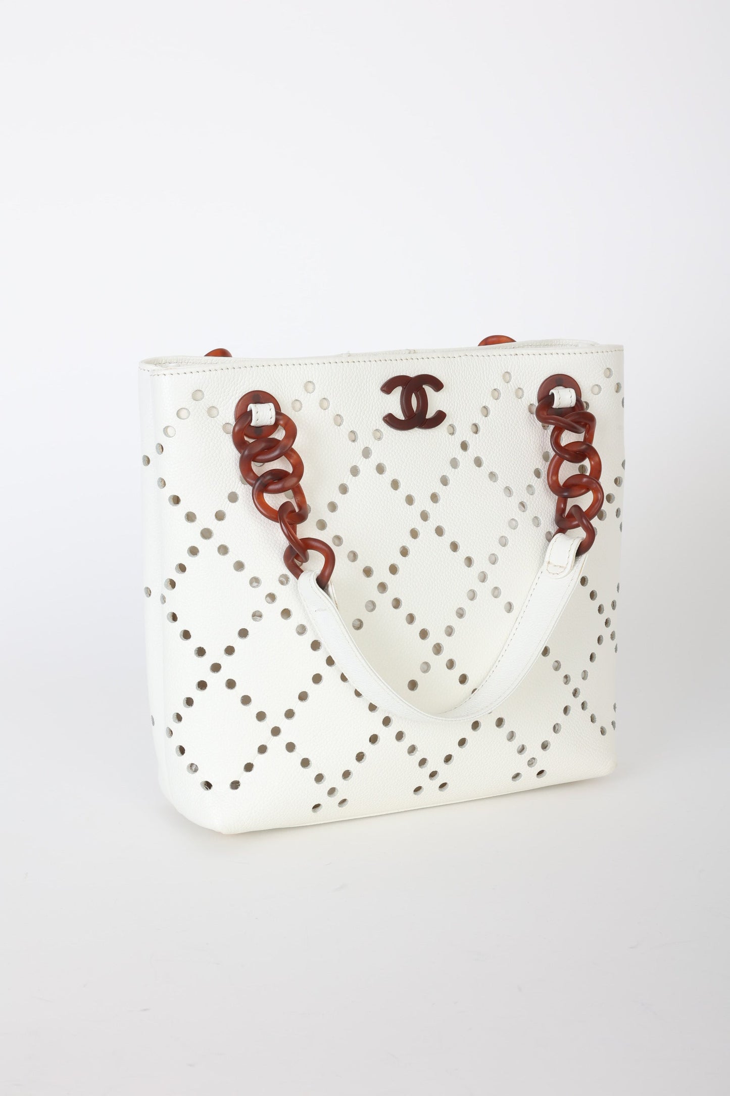 Chanel 2003 Caviar Perforated Tote
