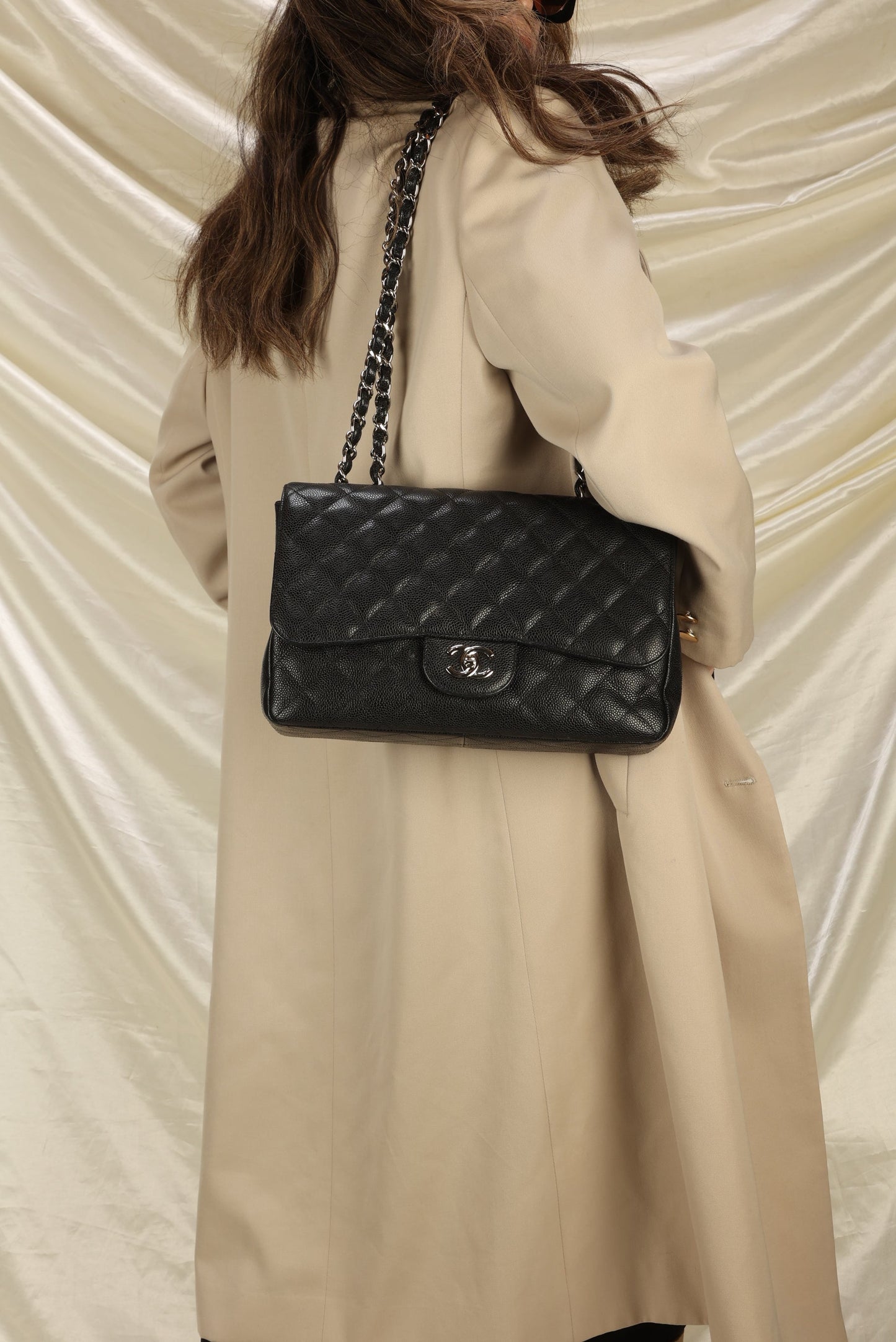 Chanel Caviar Jumbo Flap