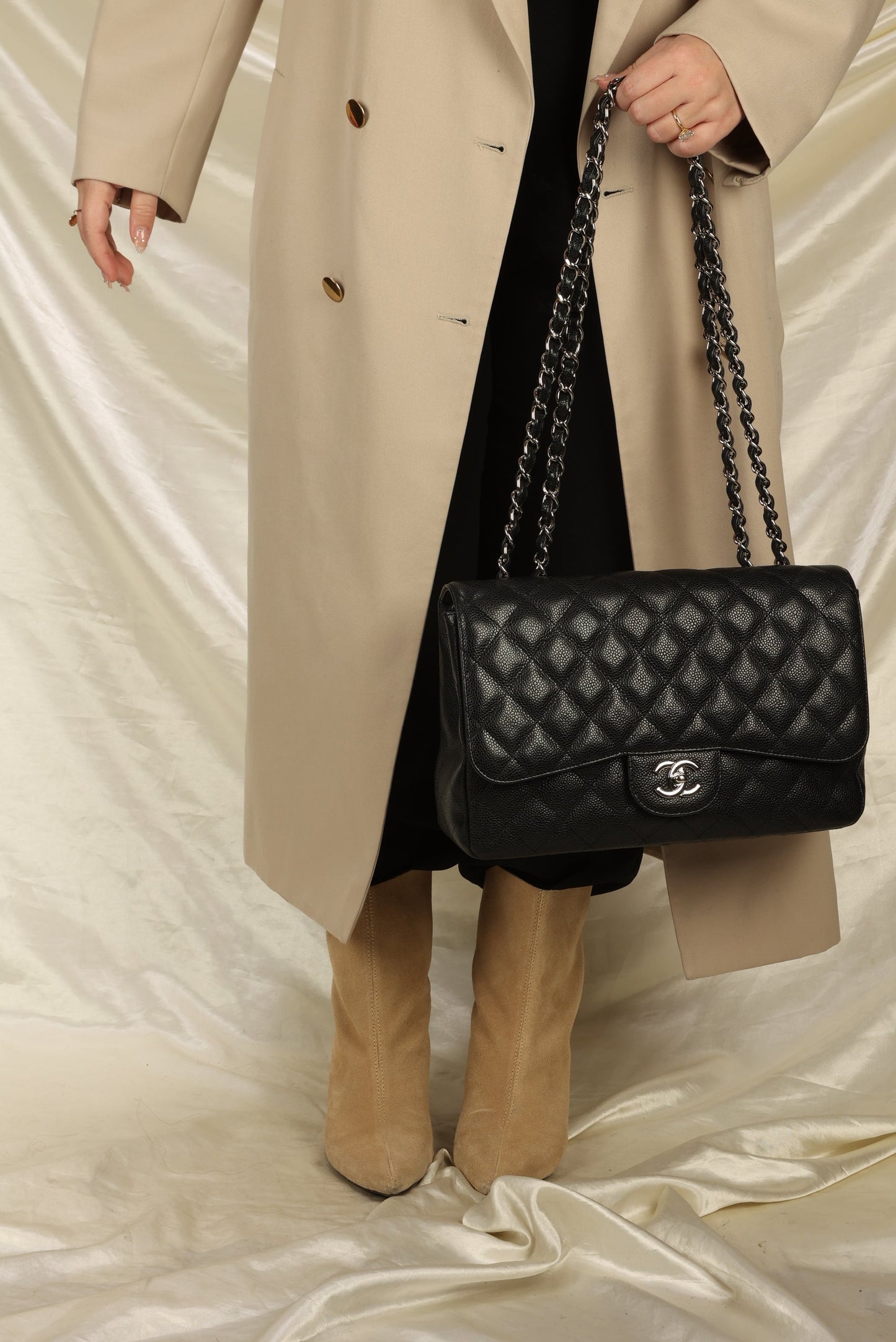 Chanel Caviar Jumbo Flap