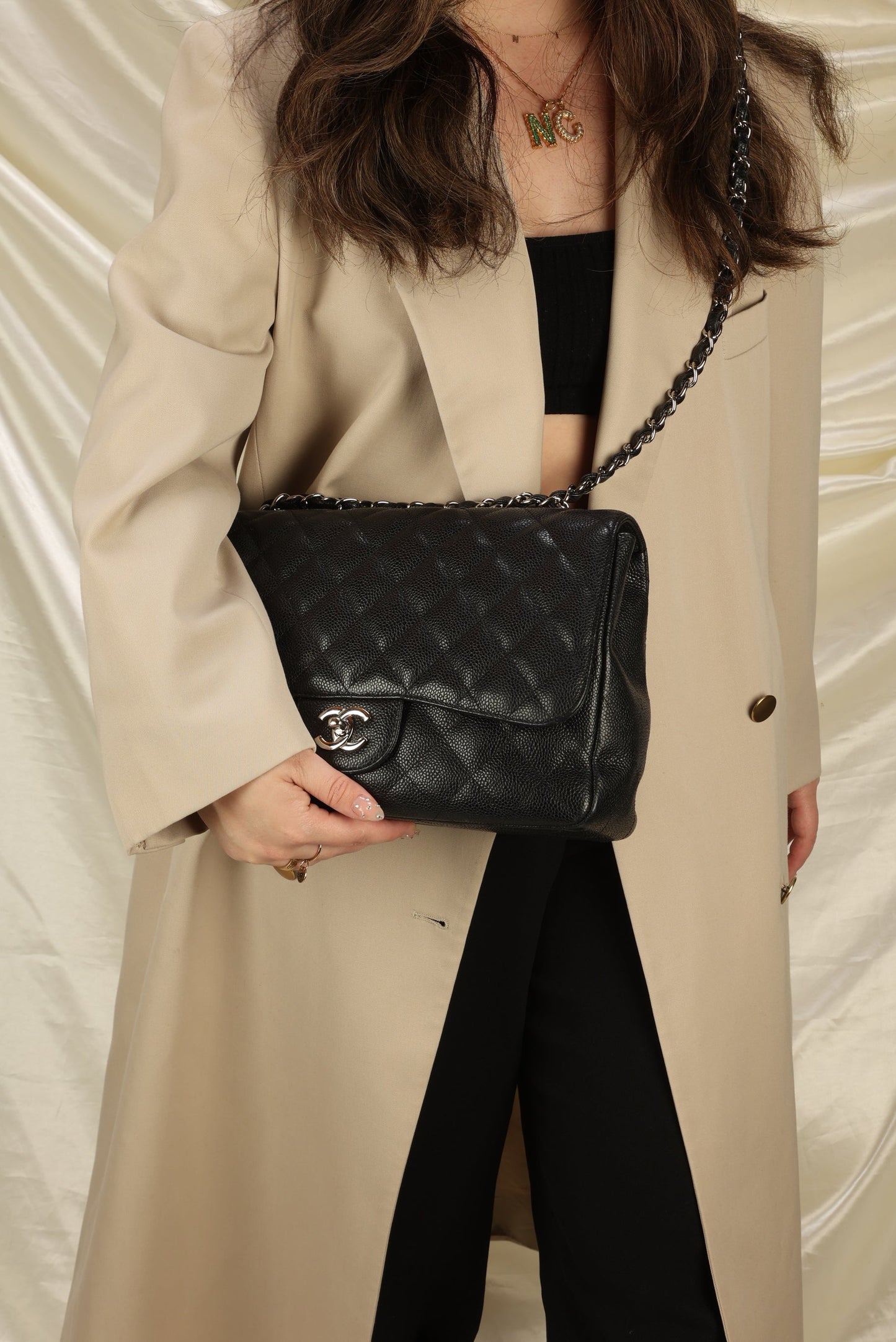 Chanel Caviar Jumbo Flap