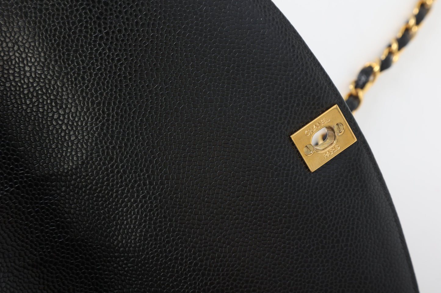 Extremely Rare Chanel 1989 Caviar Medium Diana